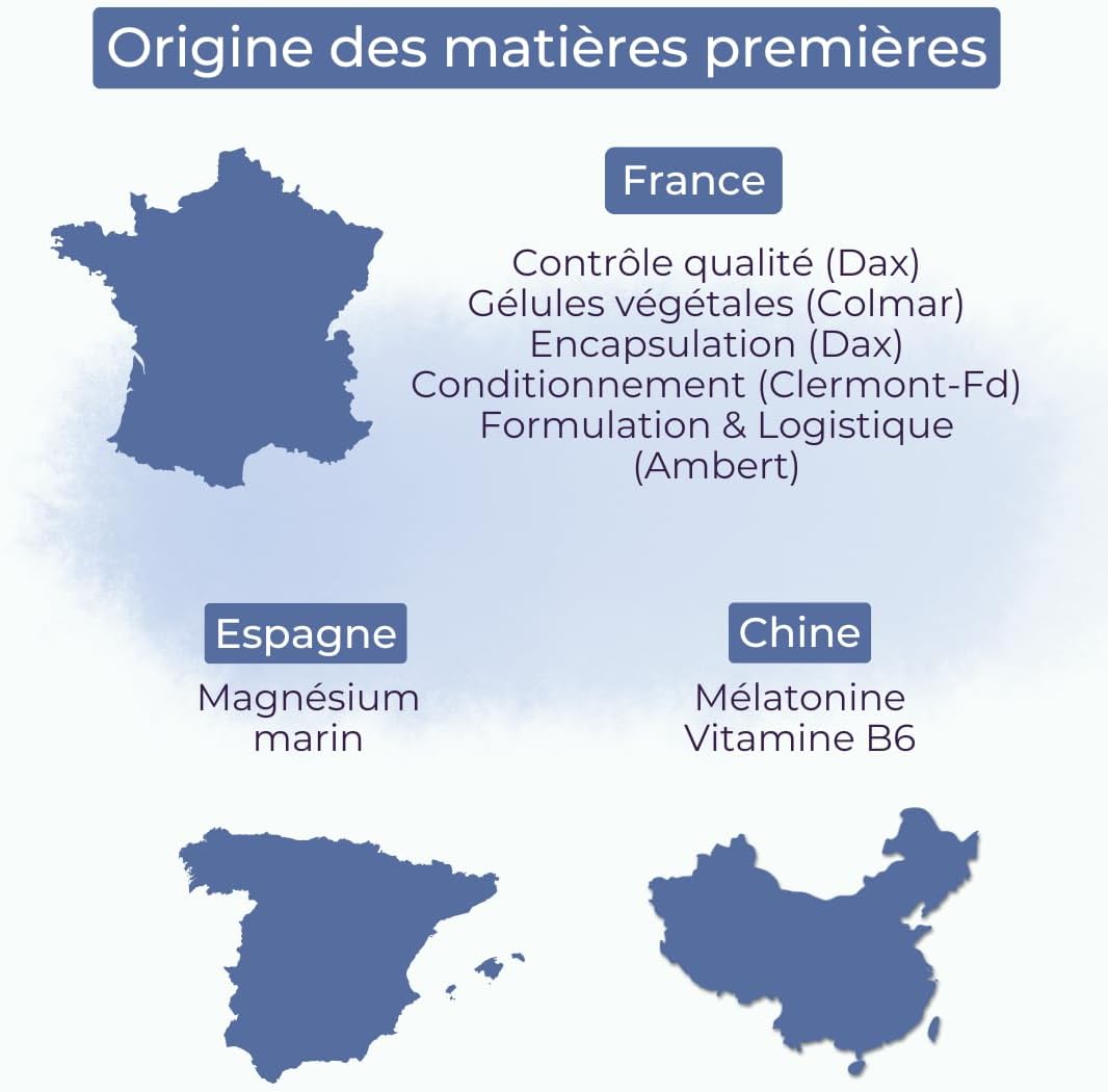 Somnus Melatonin 1.8 mg – Natural Sleep Supplement – Marine Magnesium & Vitamin B6 – Helps Sleep & Relaxation – 120 Tablets – Made in France - Image 7