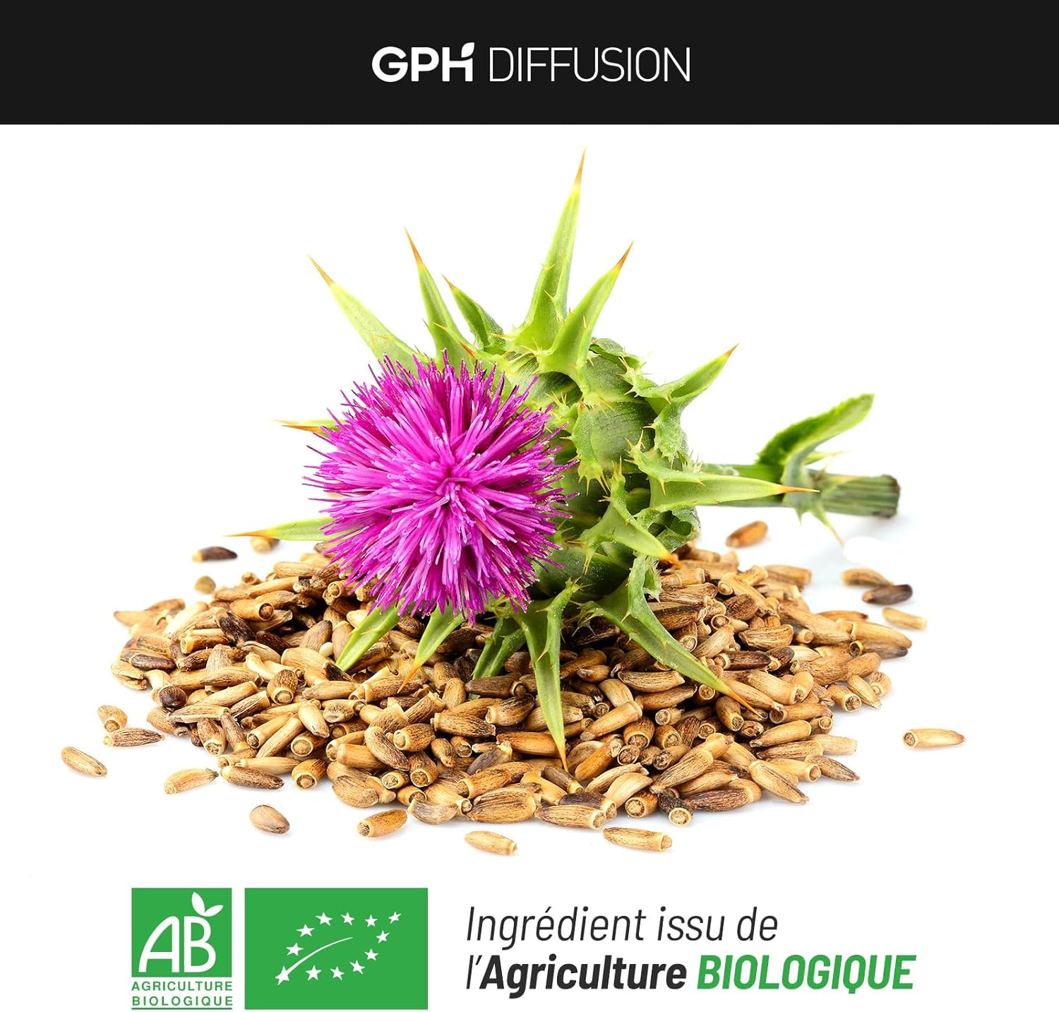 Organic Milk Thistle AB - 300mg - 200 Vegetable Capsules - Image 6