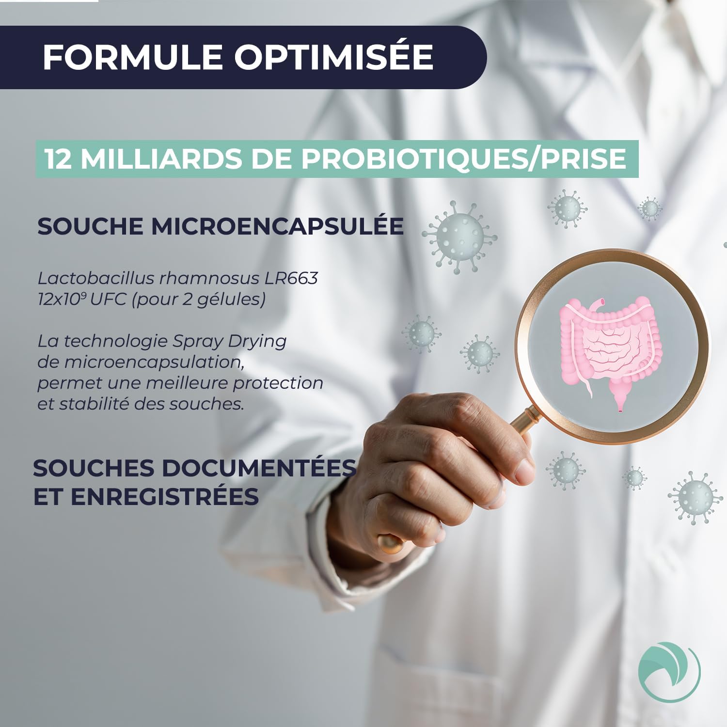 Prescription Nature - BIOTIC' ATB - Probiotic Food Supplement - Documented Strains, Vegetable Capsule - Made in France - 15 Capsules - Image 6