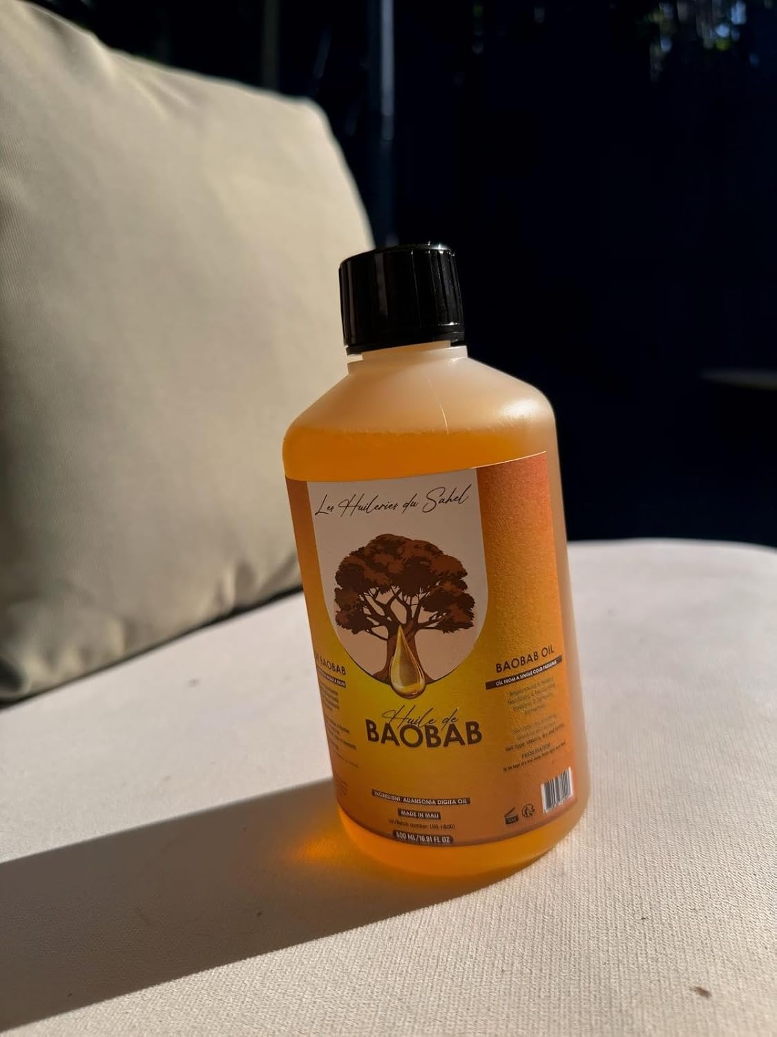 Pure Baobab Oil - 100% Natural & Cold Pressed - Face, Body & Hair Care - Nourishing, Regenerating & Softening - No Additives, Non Comedogenic - 500ml - Image 8