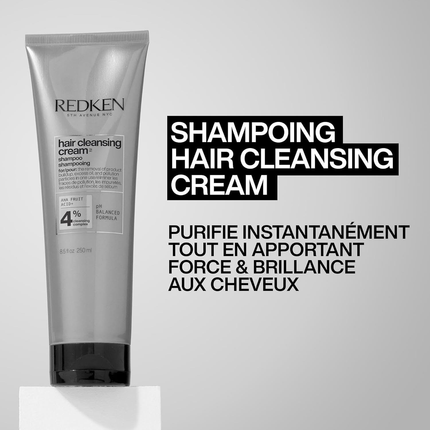 REDKEN - Detox Shampoo - Purifies & Refreshes - Removes Pollution Residues - Silicone Free - AHA Fruit Acids - All Hair Types - Hair Cleansing Cream - 250 ml - Image 3