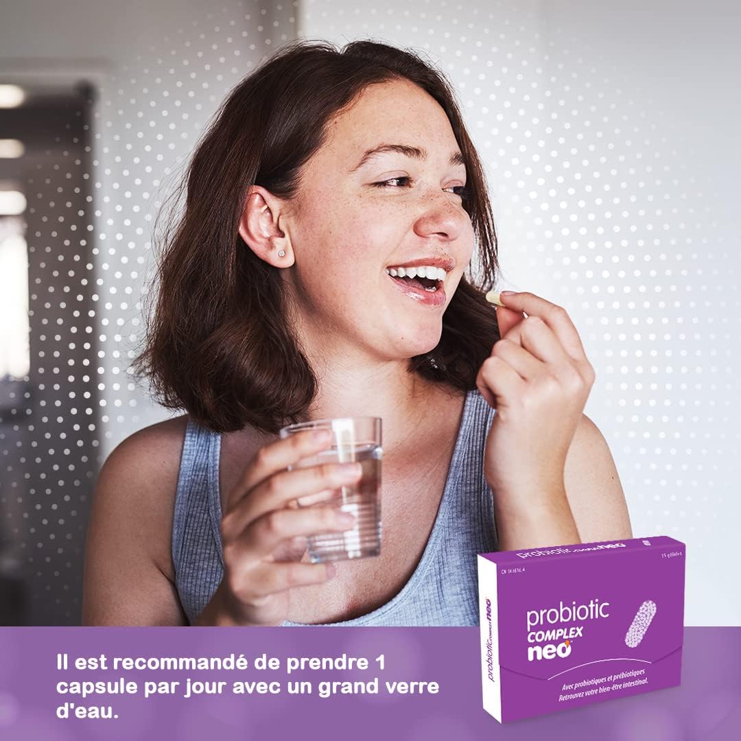 NEO - Probiotic Complex - Probiotic Intestinal Flora - 15 Capsules - Microgranules with Probiotics and Prebiotics - Promotes Intestinal Wellness and Digestive Function - Image 7