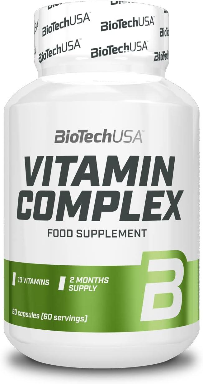 BioTechUSA Vitamin Complex | Multivitamins and Minerals in Capsules | Vitality | Skin | Hair | Immunity | 13 Vitamins | 10 Minerals | Gluten Free | 60 Capsules - Image 2