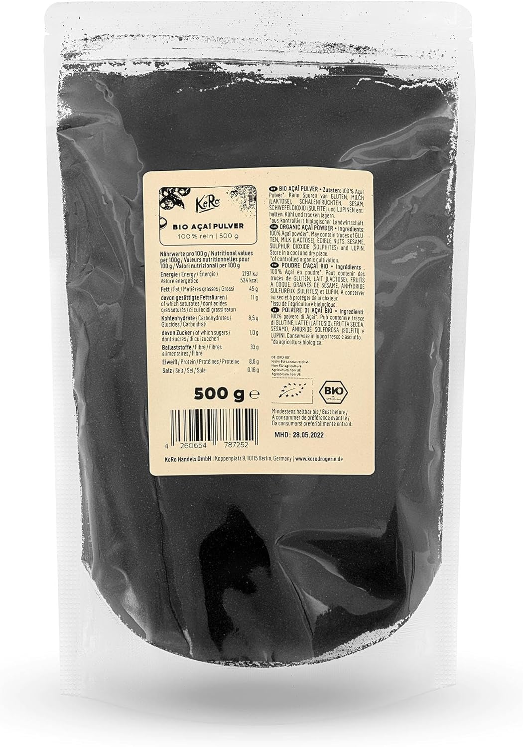 KoRo - 100% pure acai powder 500g - Image 2