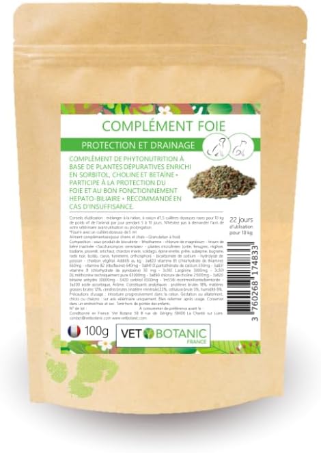 Liver Supplement Dogs and Cats, Protection and Liver Drainage, 100 g, 22 Days - Image 2