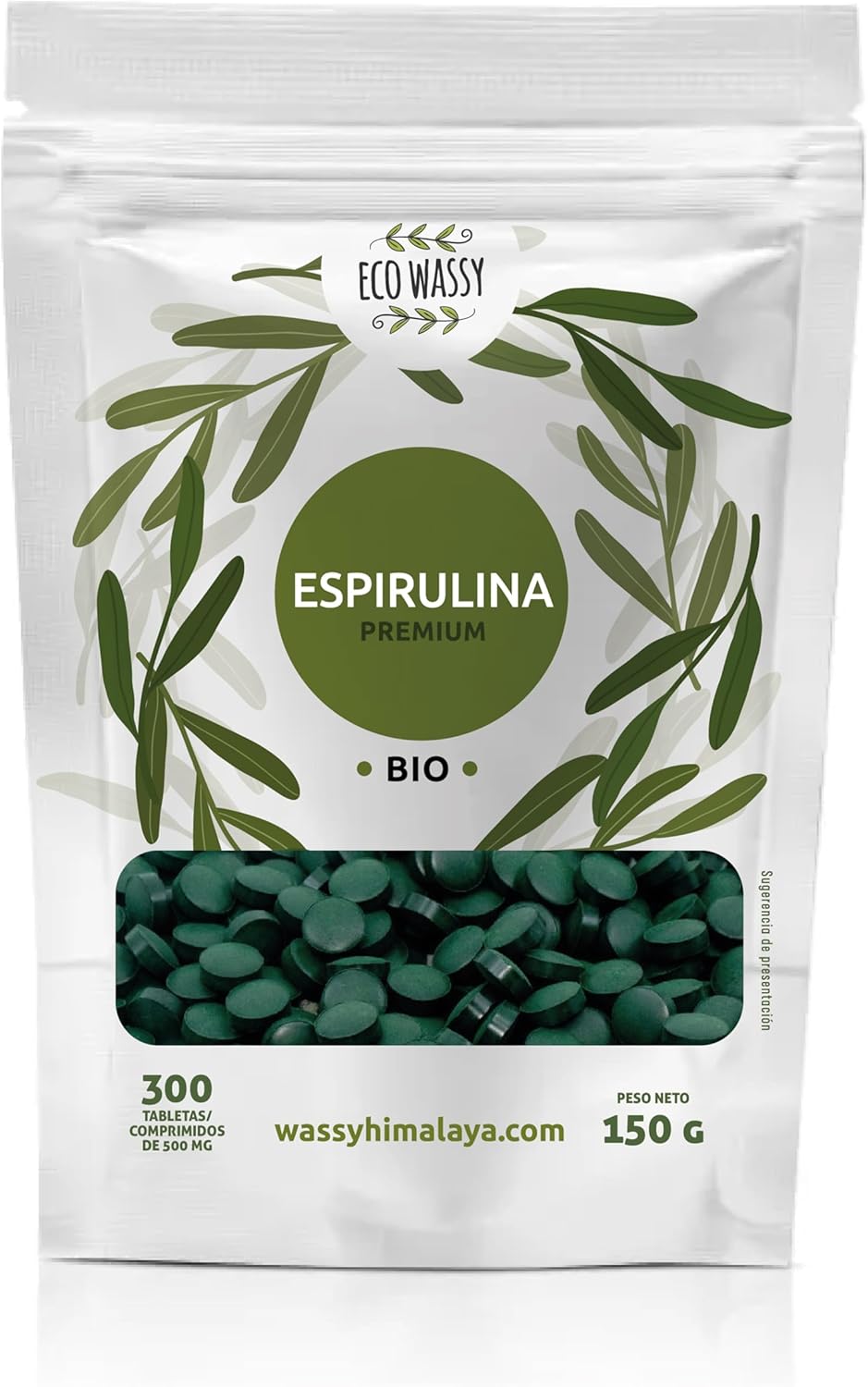 Organic Spirulina Tablets. 3000mg > Maximum Dose. (300 units) 100% Algae Spirulina Maximum Purity Antioxidant. Natural & No Additives | Detox/Satiant/Vegan. Superfood Pill. - Image 2