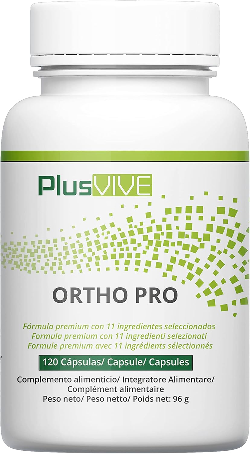 Plusvive - Ortho Pro Glucosamine, Chondroitin, Methyl Sulfonyl Methane (MSM) & Hyaluronic Acid Capsules - 120 Capsules for Joint Care - Image 2