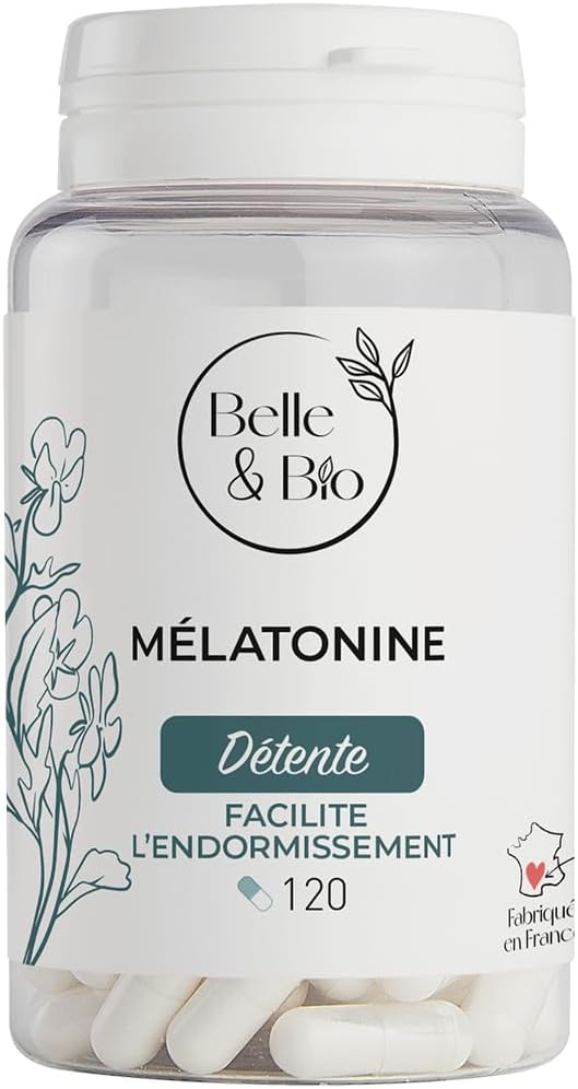 SEREIN SLEEP & FAST SLEEPING - Melatonin - Pill Box 120 Capsules - 2 Month Cure - Belle & Organic Food Supplement - Made in France - Image 2