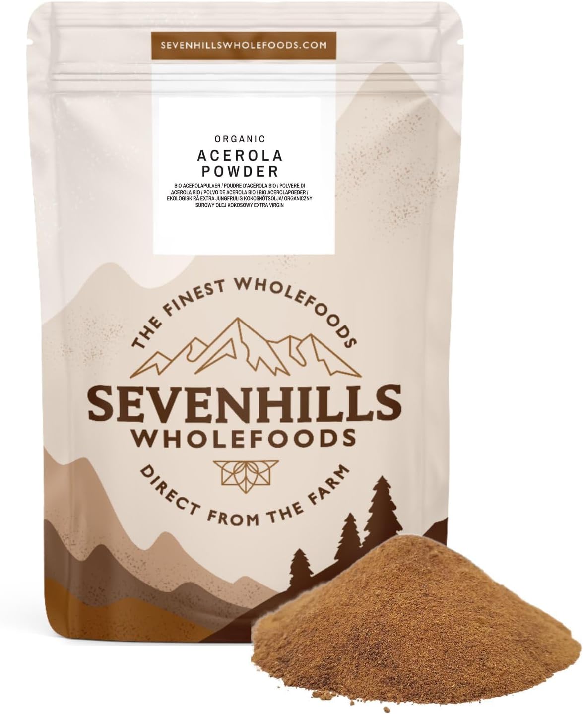 Sevenhills Wholefoods Organic Acerola Powder 250g - Image 2
