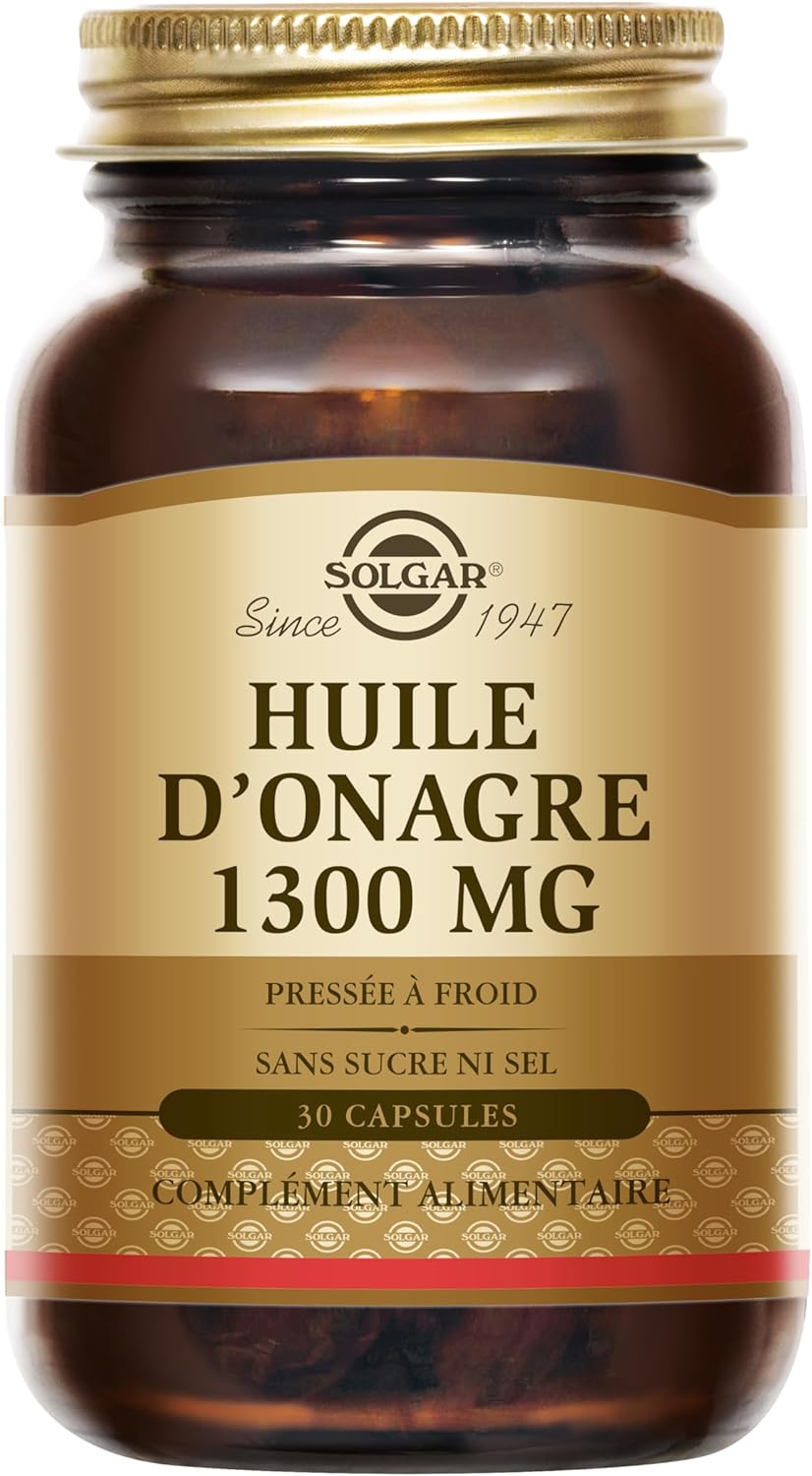 Solgar Evening Primrose Oil 1300mg - Feminine Balance - Beauty - Skin Tissue Maintenance - Food Supplement - Bottle of 30 softgels - Image 2