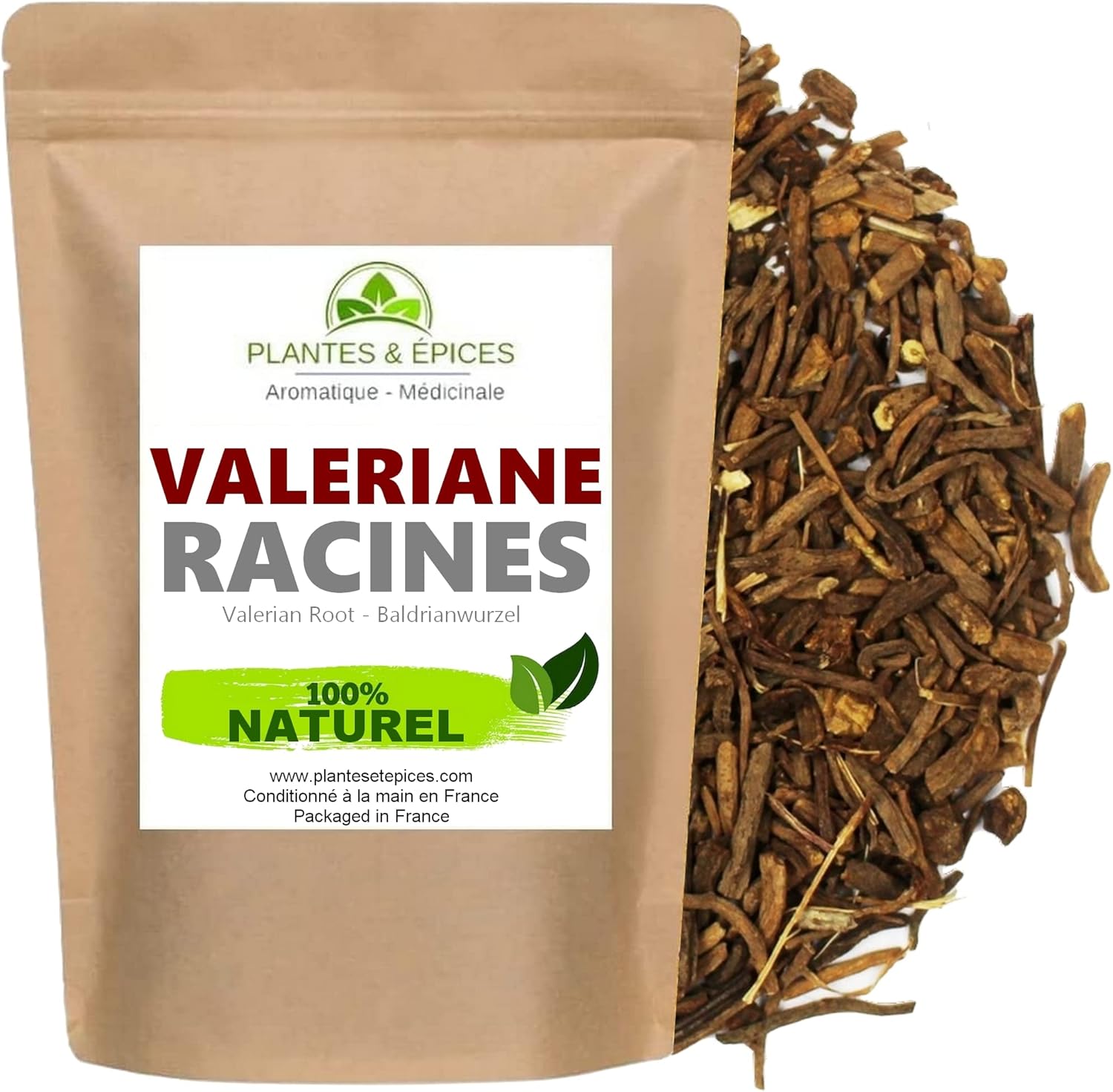 Valerian 100% Natural Roots, Ideal in Organic Herbal Tea Infusion (100g) - Image 2