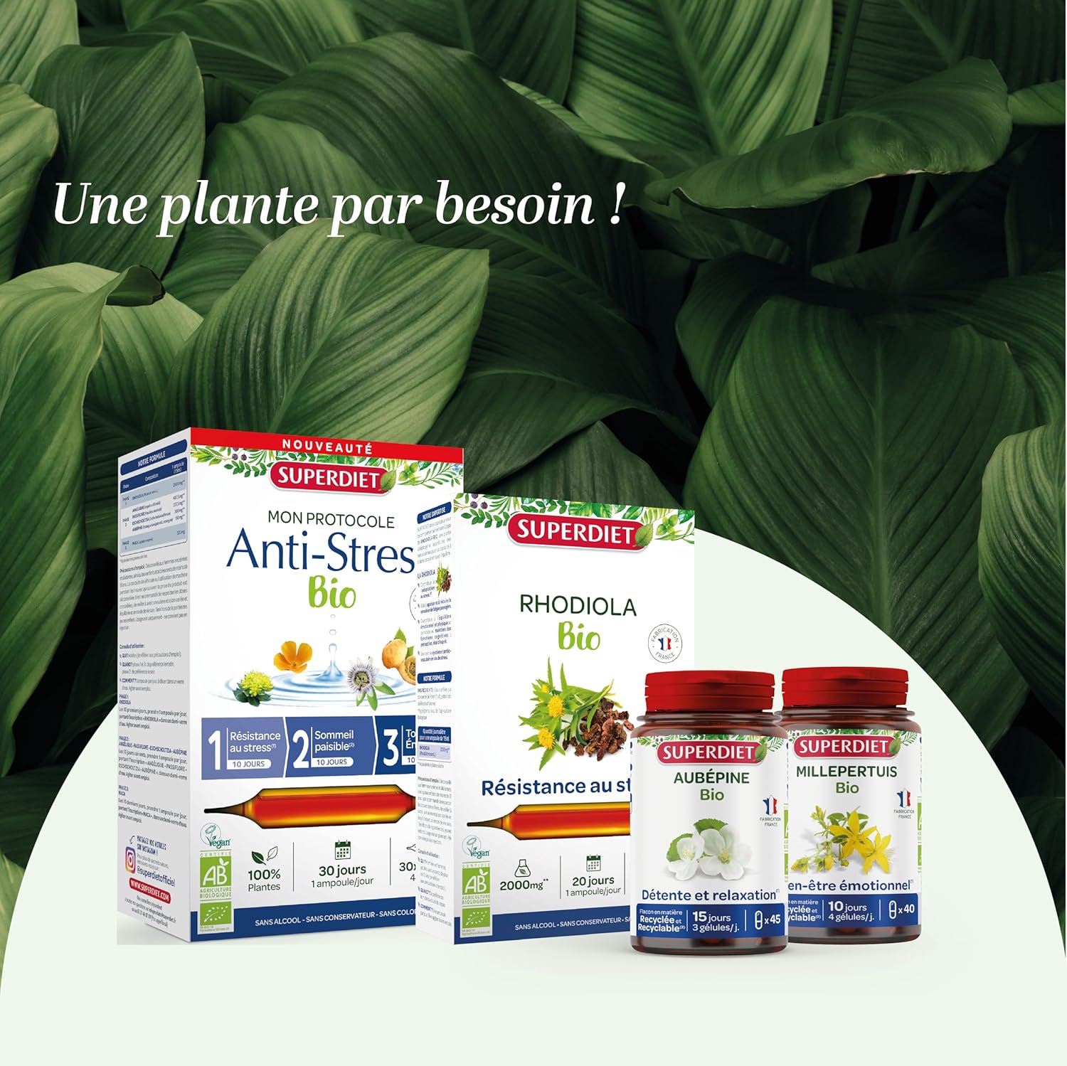 SUPERDIET - VALÉRIANE ORGANIC - Relaxation and Sleep - Phytotherapy - Made in France - 90 capsules - Image 7