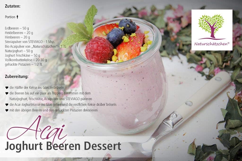 Organic acai powder (acai powder) in certified organic quality (DE-ÖKO-022) - Organic Superfood (1 x 100 g) - Image 5