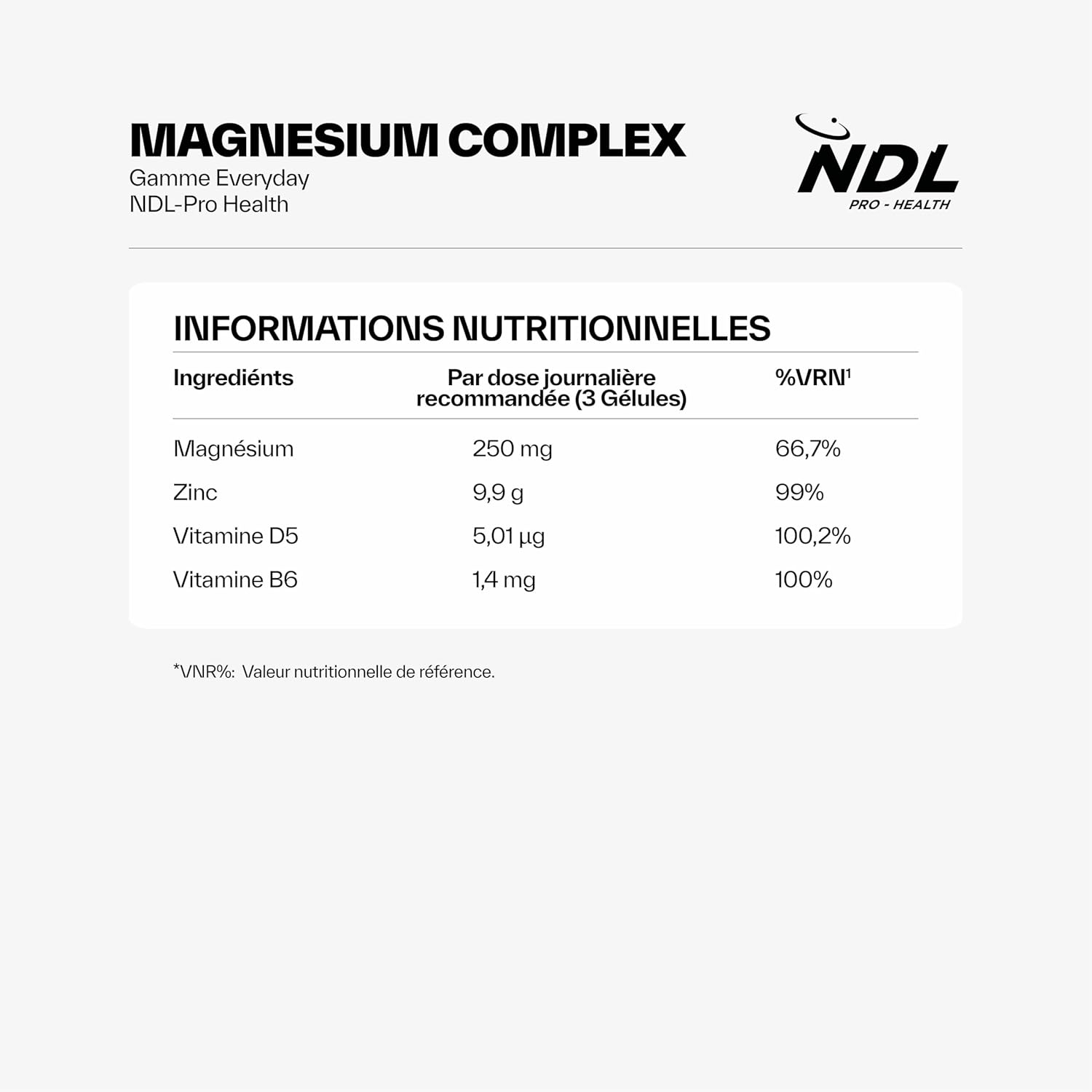NDL Pro-Health Magnesium Complex - High Absorption Magnesium - For Nervous System Function and Energy Metabolism - 120 Capsules - Image 5