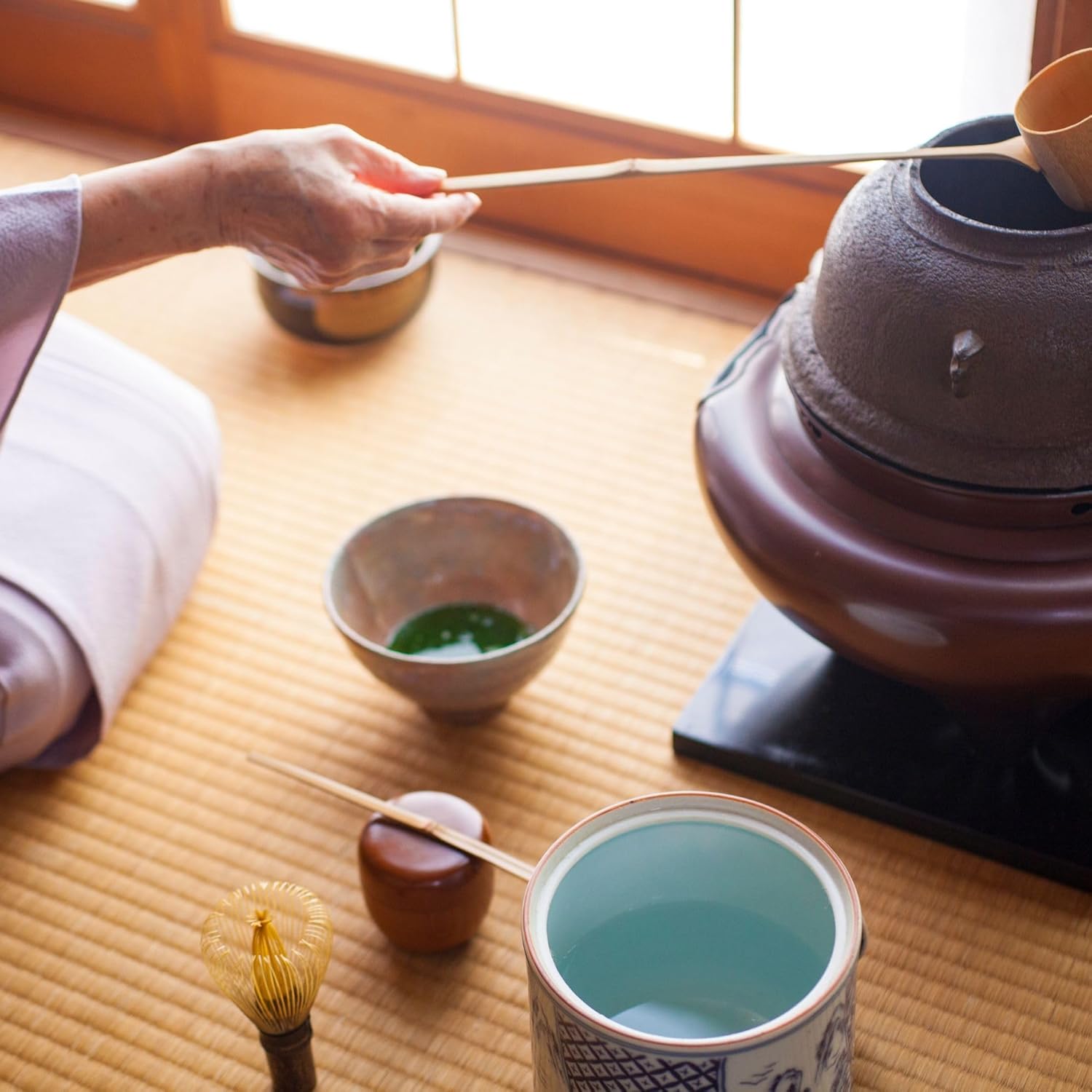 Biomatea Matcha Ingembre Tea 50g - Ceremonial Quality from Japan - Premium Green Tea with Ginger Japanese Ginger Powder - First Harvest, Superfood, Vegan, Sugar Free - Image 9