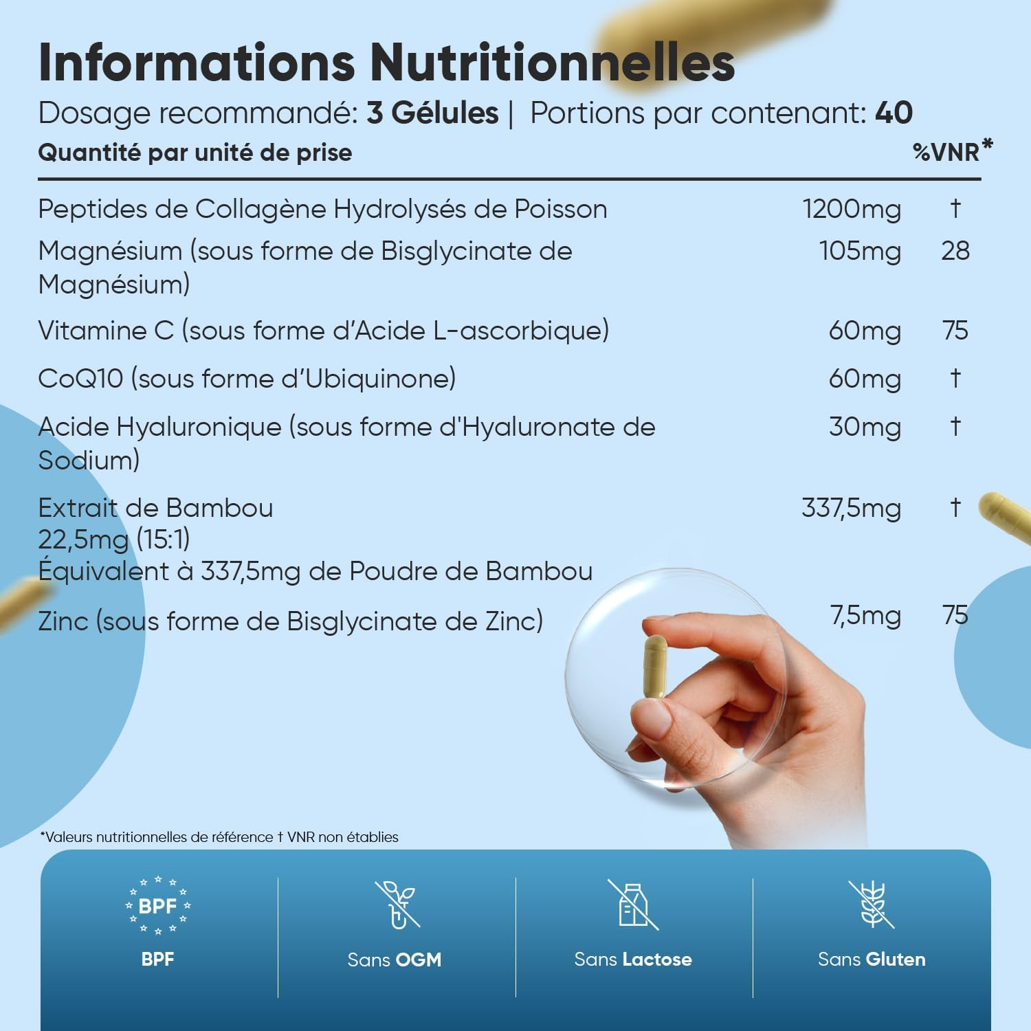 WeightWorld Marine Collagen with Magnesium 1200mg - Image 4