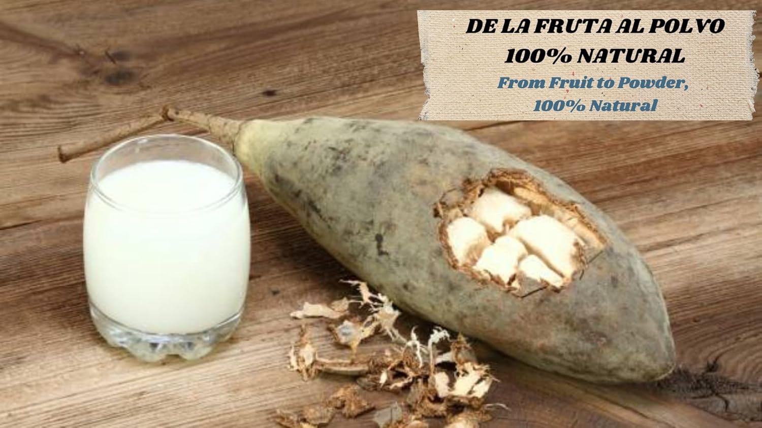 Organic Baobab Powder 150g inkanat - Natural Superfood Rich in Vitamin C and Antioxidants - Image 3