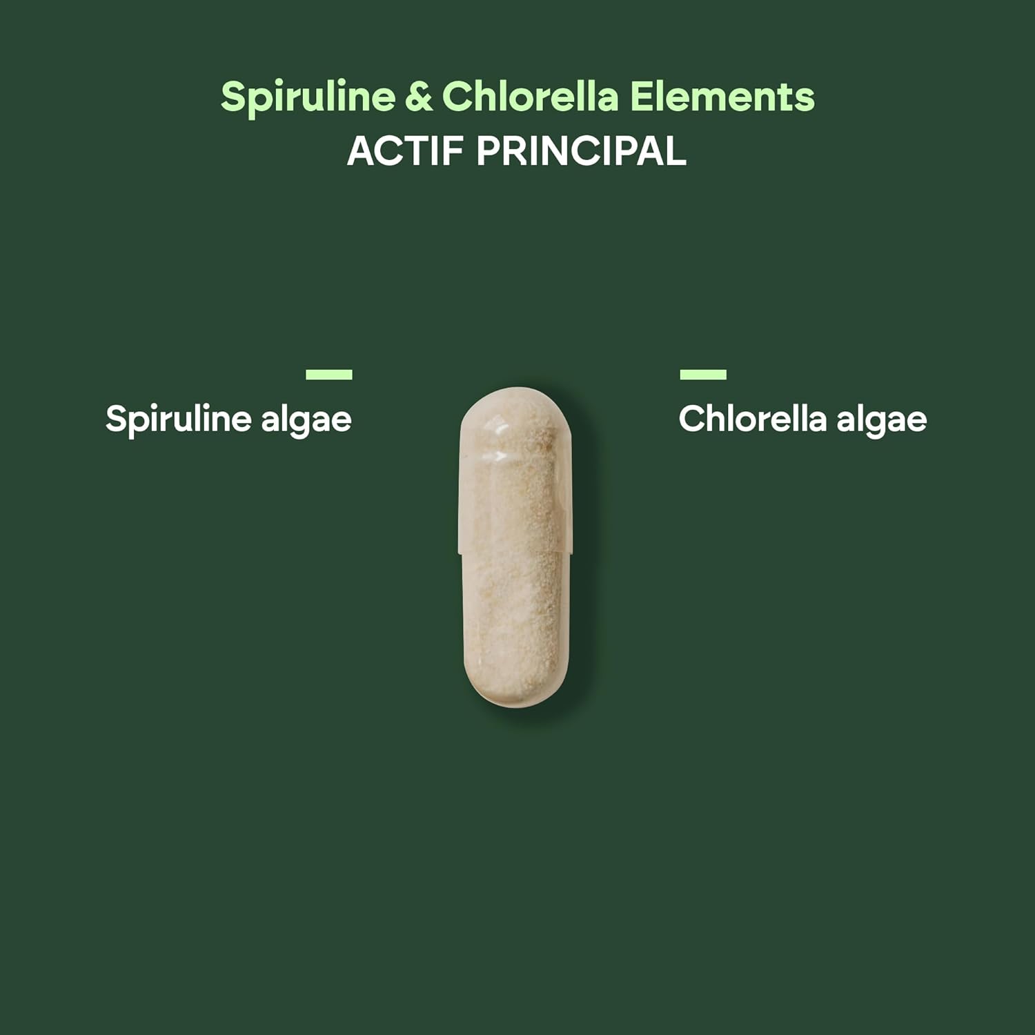 Spirulina and Chlorella 1800mg - Energy - Organic and Vegan - 180 Algae Capsules Spirulina and Chlorella - Vegan - 180 Capsules Nutralie - Image 5