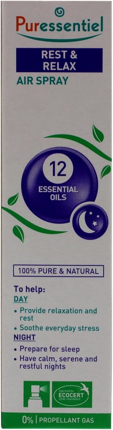 Puressentiel - Aerial Sleep and Relaxation Spray - with 12 Relaxing Essential Oils 100% Pure and Natural - Helps calm tension and promotes restful sleep - 75 ml (Pack of 2) - Image 6
