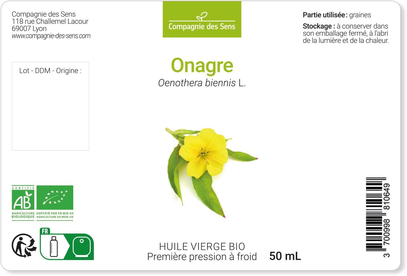 OxyCert® Organic Evening Primrose Oil - Virgin & Cold Pressed - Image 3