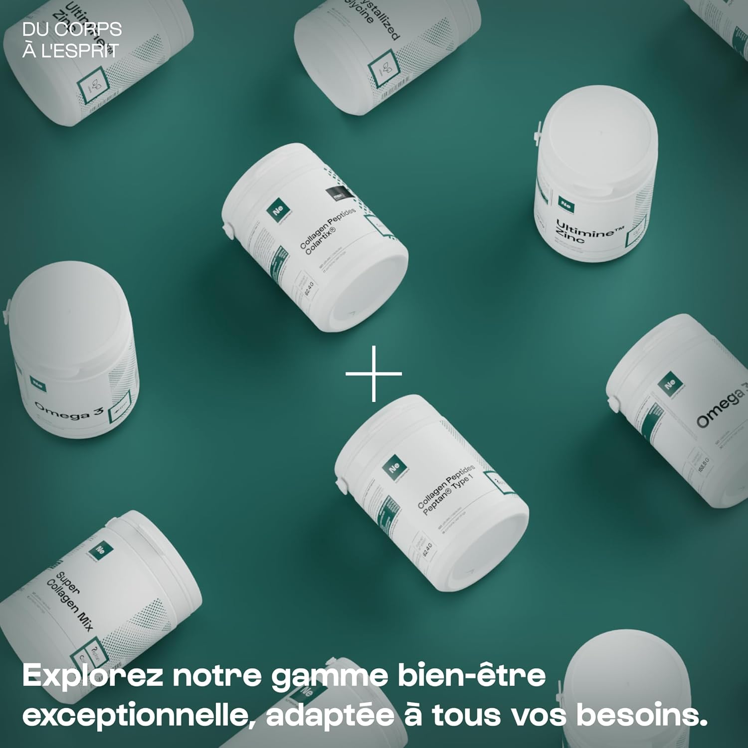 Nutrielement Collagen Peptide Type 1 120 Capsules - 3200mg Hydrolyzed Collagen per Dose - Dietary Supplement Tendons, Joints, Skin and Hair | Nutrielement By Nutrimuscle - Image 6