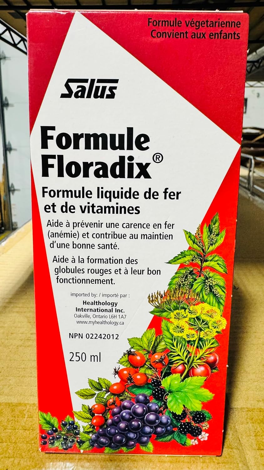 Salus Floradix® Iron + Plants – Anti-Fatigue Liquid Formula Rich in Iron – Enriched with Vitamin C for Good Absorption – 250 ml - Image 3