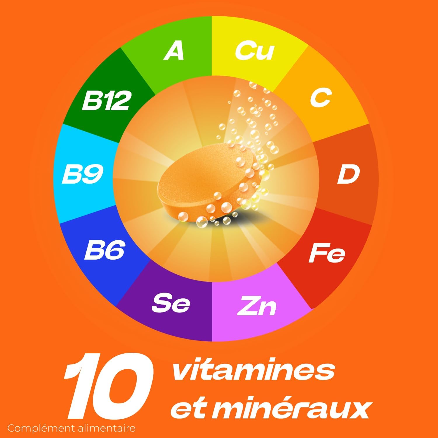 Berocca Flash Immunity - Immune System Support - Food Supplement Immunity - Zinc, Vitamin D & C - Multivitamins and Minerals - Orange Taste - Maxi Format 60 Effervescent Tablets - Image 8