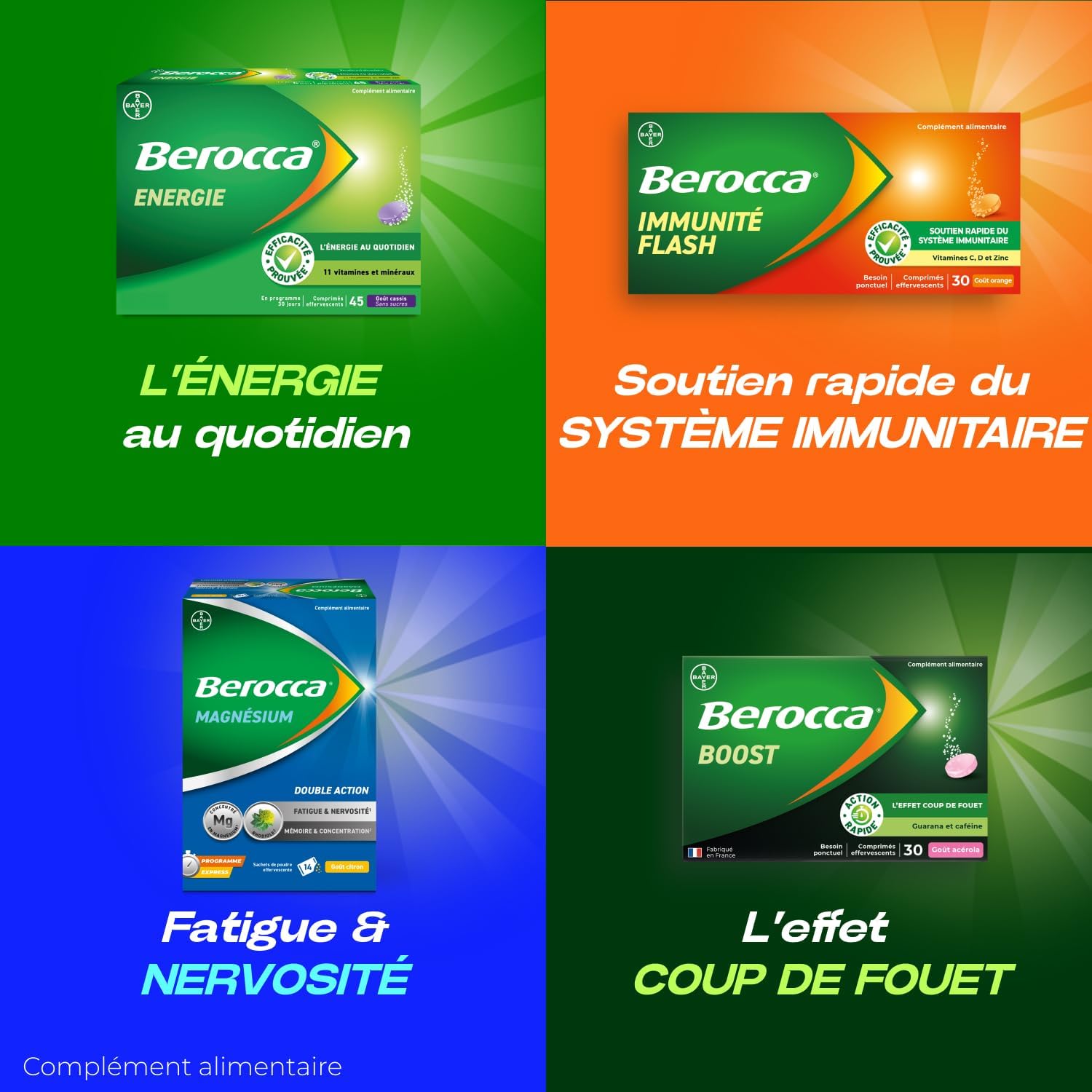 Berocca Flash Immunity - Immune System Support - Food Supplement Immunity - Zinc, Vitamin D & C - Multivitamins and Minerals - Orange Taste - Maxi Format 60 Effervescent Tablets - Image 16