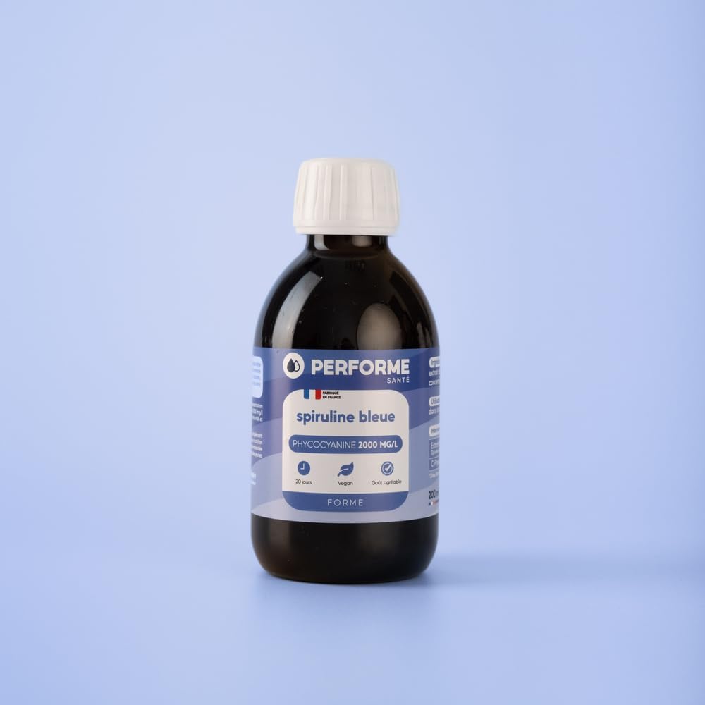 French Phycocyanin • Liquid Blue Spirulina • Concentrated at 2000mg/l • Immunity & Form • Maintenance 20 days • Pleasant taste • 100% Natural • Expert FR n°1 • Performe - Image 3