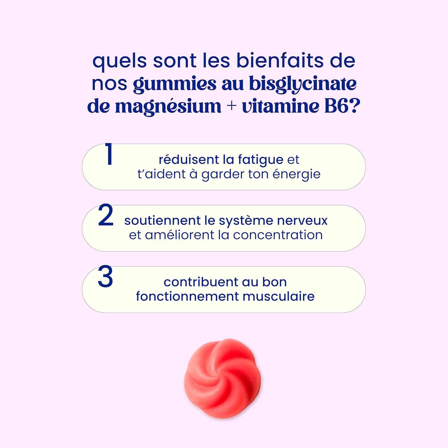 Jelly Pills Gummies Magnesium 180 mg + Vitamin B6 - 70 Vegan Gummies - No Added Sugars - Red Fruit Taste - Reduce Fatigue & Burnout - Image 7