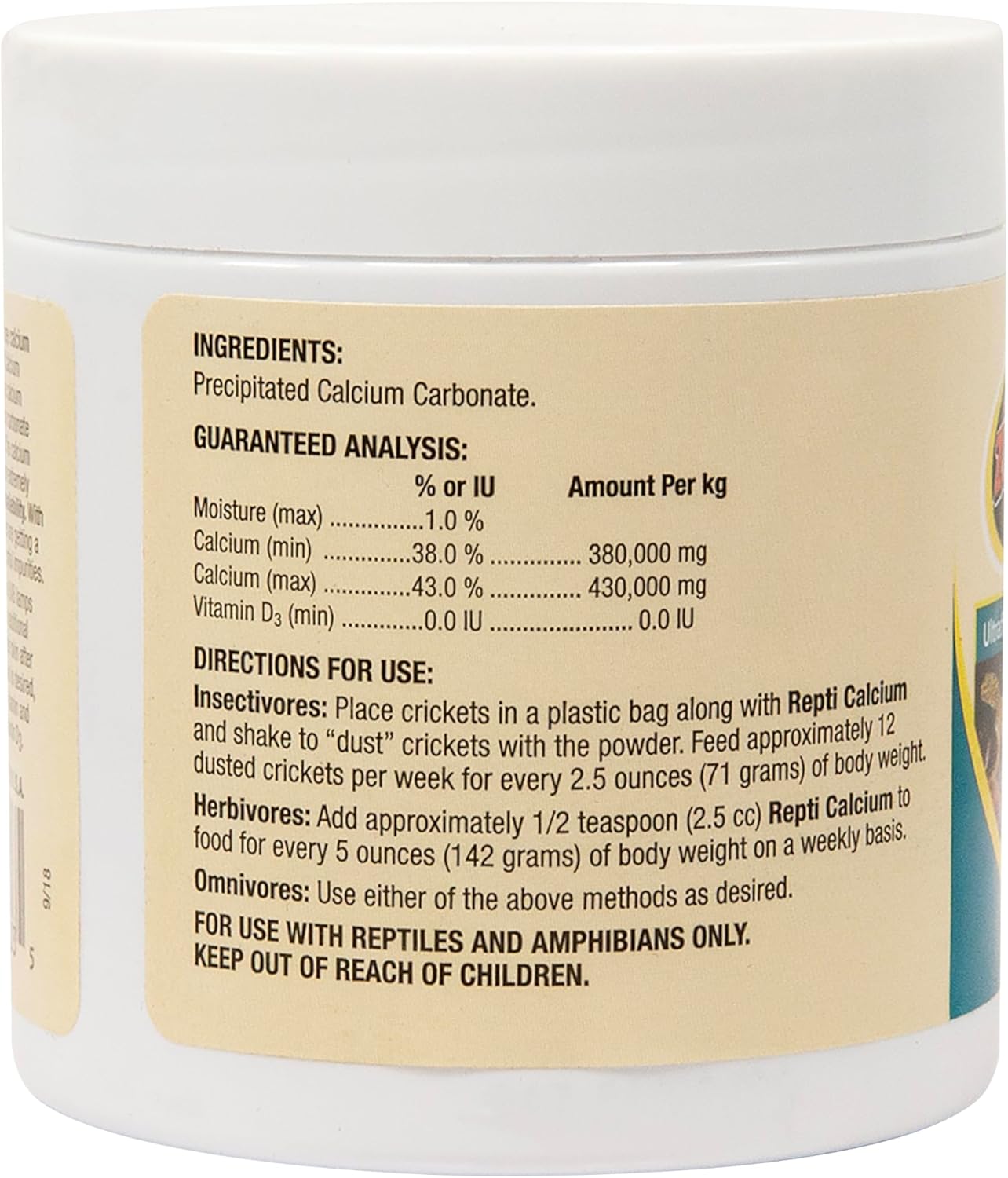 Zoo Med Repti Calcium D3 Free Reptile Supplement 85g - Image 3