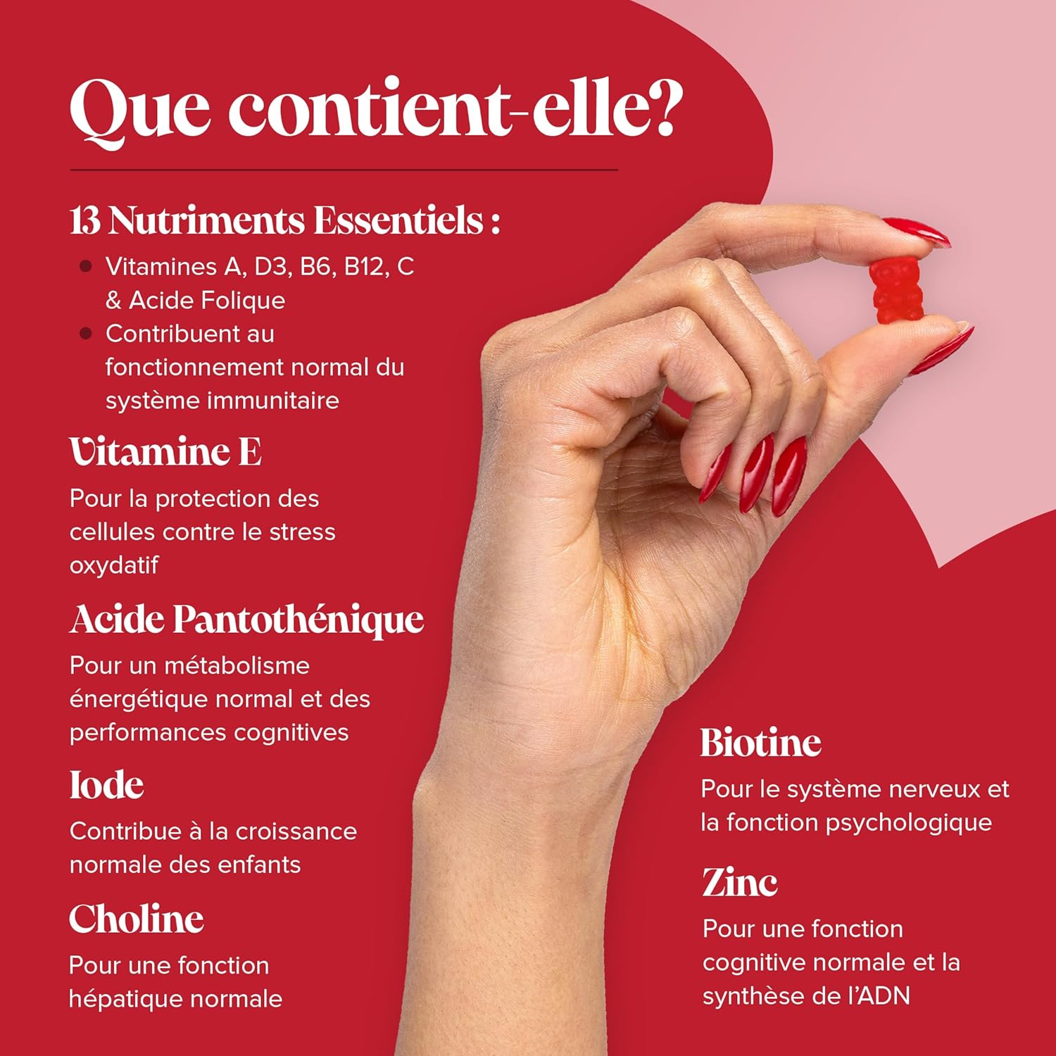 Children's Multivitamin Gums – 13 Essential Vitamins for Immunity, Growth & Energy – Gelatin Free, Gluten Free, Vegan – 30 Vitamin Erasers for Children Aged 3 and Above – Novomins - Image 5