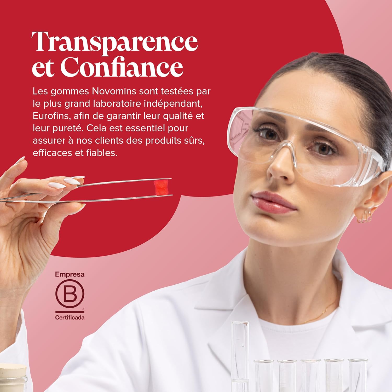 Children's Multivitamin Gums – 13 Essential Vitamins for Immunity, Growth & Energy – Gelatin Free, Gluten Free, Vegan – 30 Vitamin Erasers for Children Aged 3 and Above – Novomins - Image 7