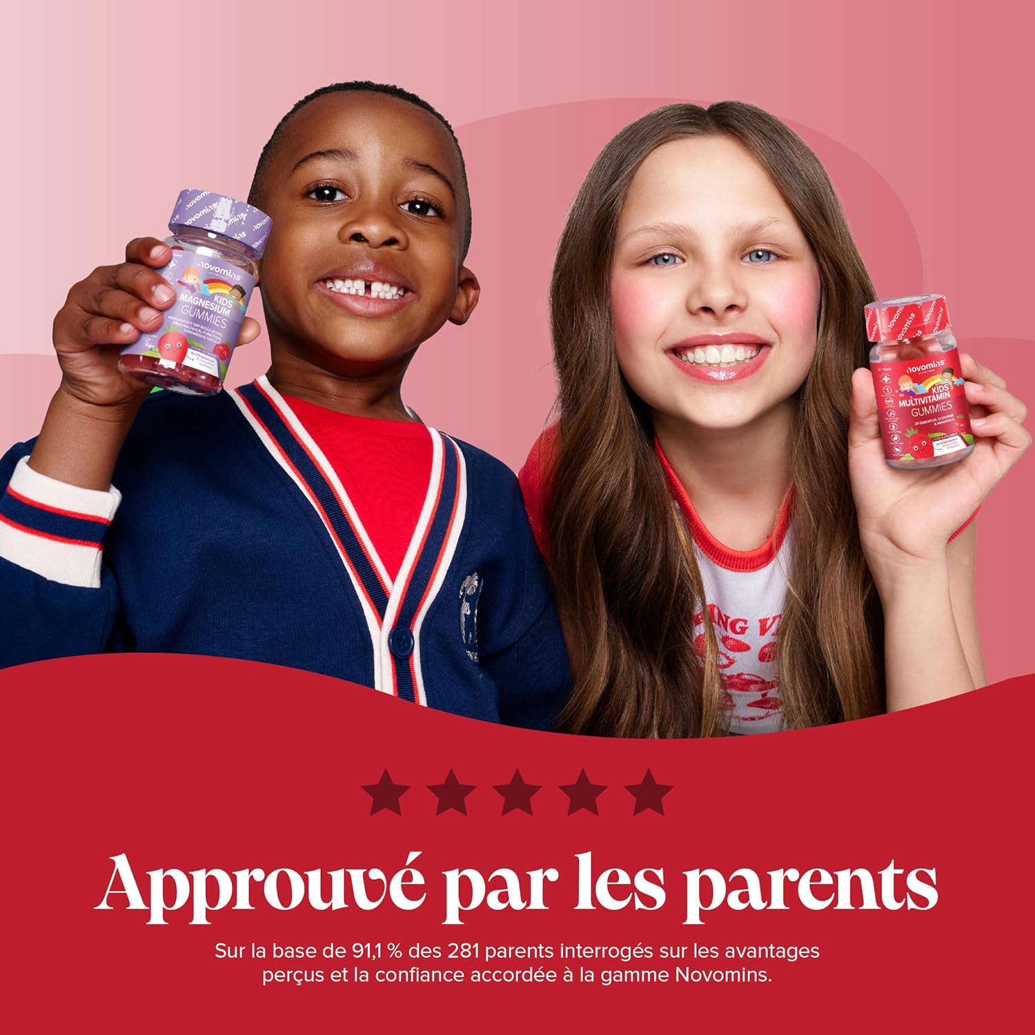 Children's Multivitamin Gums – 13 Essential Vitamins for Immunity, Growth & Energy – Gelatin Free, Gluten Free, Vegan – 30 Vitamin Erasers for Children Aged 3 and Above – Novomins - Image 13