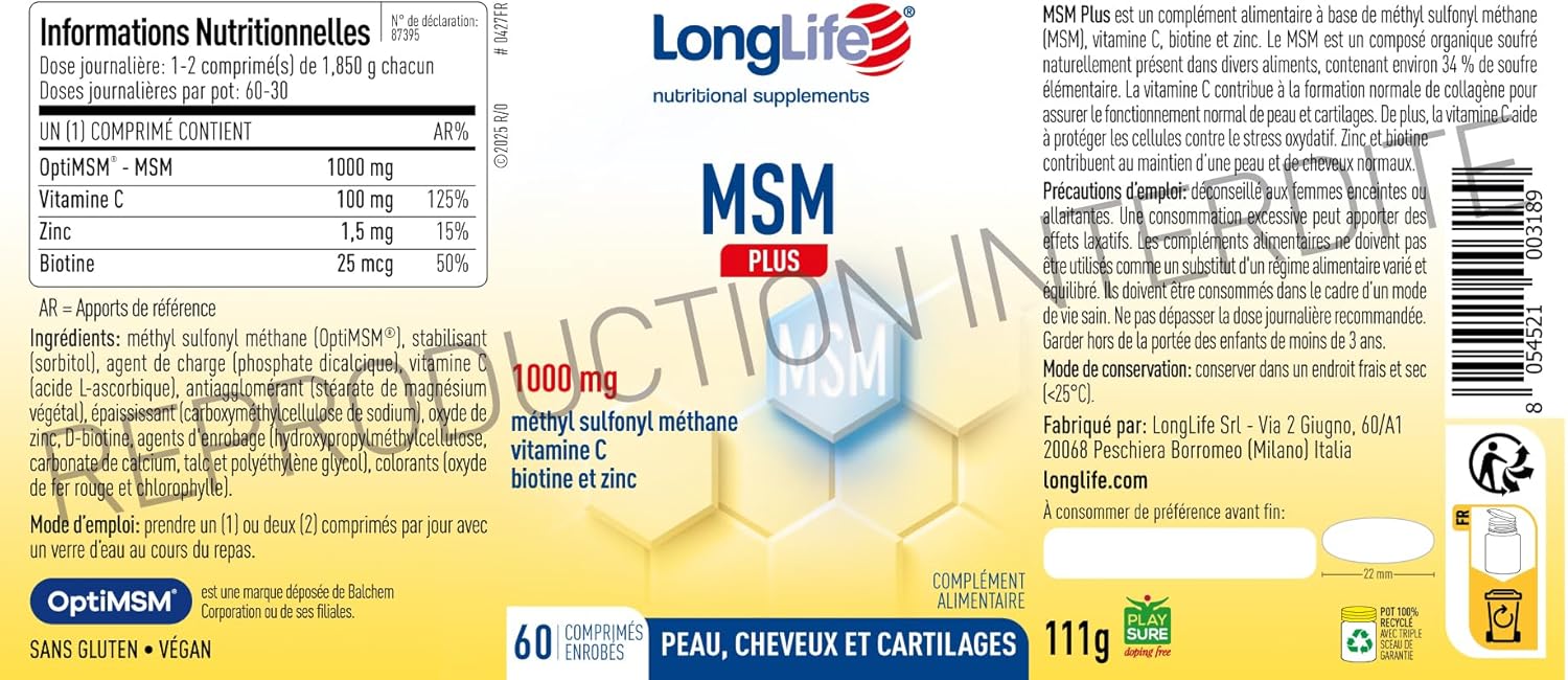 LongLife MSM Plus - Image 4