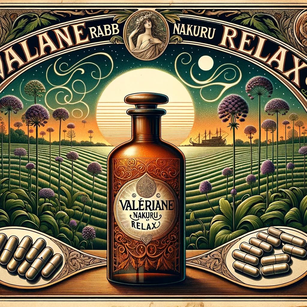 NAKURU | Valerian | Relax Range | Made in France | "L'Herbe de Saint-Georges!" (90 Vegetable Capsules of 380mg/Net Weight: 34g) - Image 7
