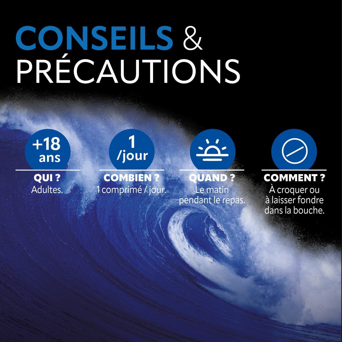 HERBESAN -MAGNESIUM & VITAMIN B6-Stress, Nervousness, Transient Fatigue-Mint Flavour-French Manufacture-Tube of 15 Chewable Tablets - Image 5