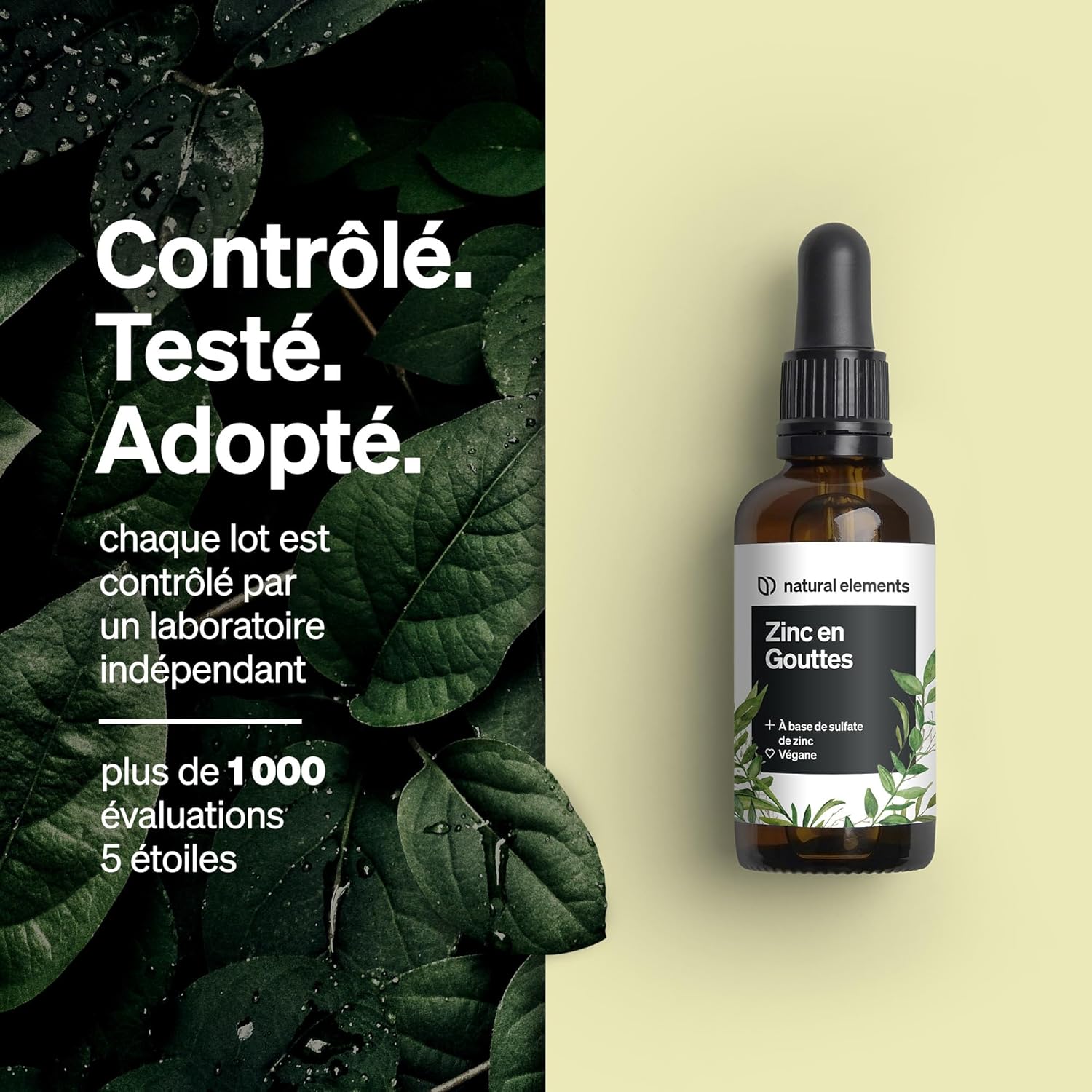 Zinc drops – 100 ml (2450 drops) – 15mg of zinc per daily dose – Premium: Ionic zinc (zinc sulfate) – Alcohol free, laboratory tested, 100% vegan & made in Germany - Image 5