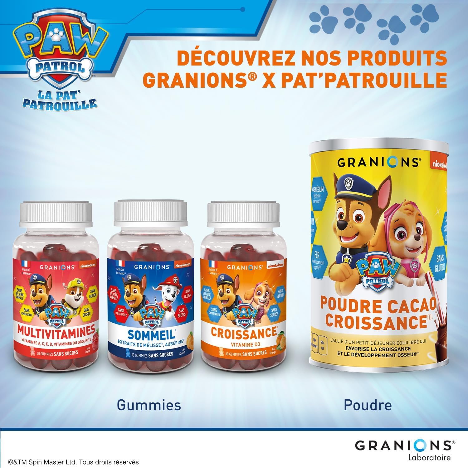 PAT PATROUILLE MULTIVITAMINS SPRAY - Tropical Flavour - Vitamin C and B Vitamins - Immunity, Fatigue - No Coloring, No Artificial Flavours, No Lactose - Made in France - Image 9
