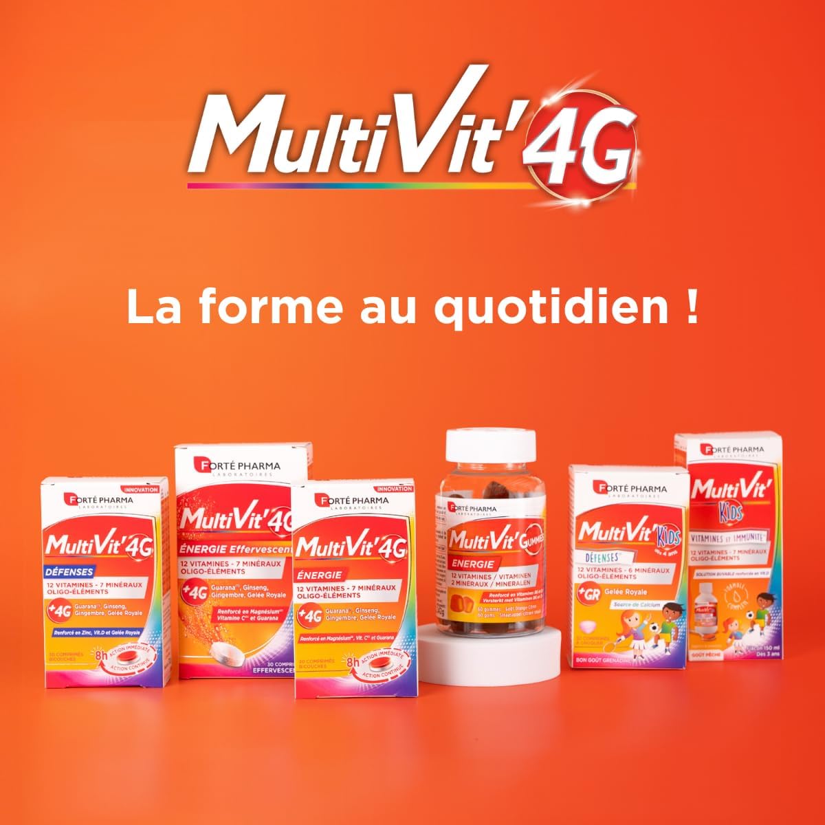 Forté Pharma - MultiVit'Kids Gummies - Multivitamins, Vitamin gummies for children from 3 years - Child immunity - Vitamin C, Vitamin D, Vitamin B12-60 gums, 1/day - Image 6