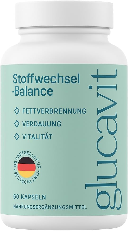 Glucavit Capsules - Food Supplement with 11 Essential Nutrients | Vitamins & Minerals for Energy, Vitality & Wellness | 60 Capsules (1) - Image 2