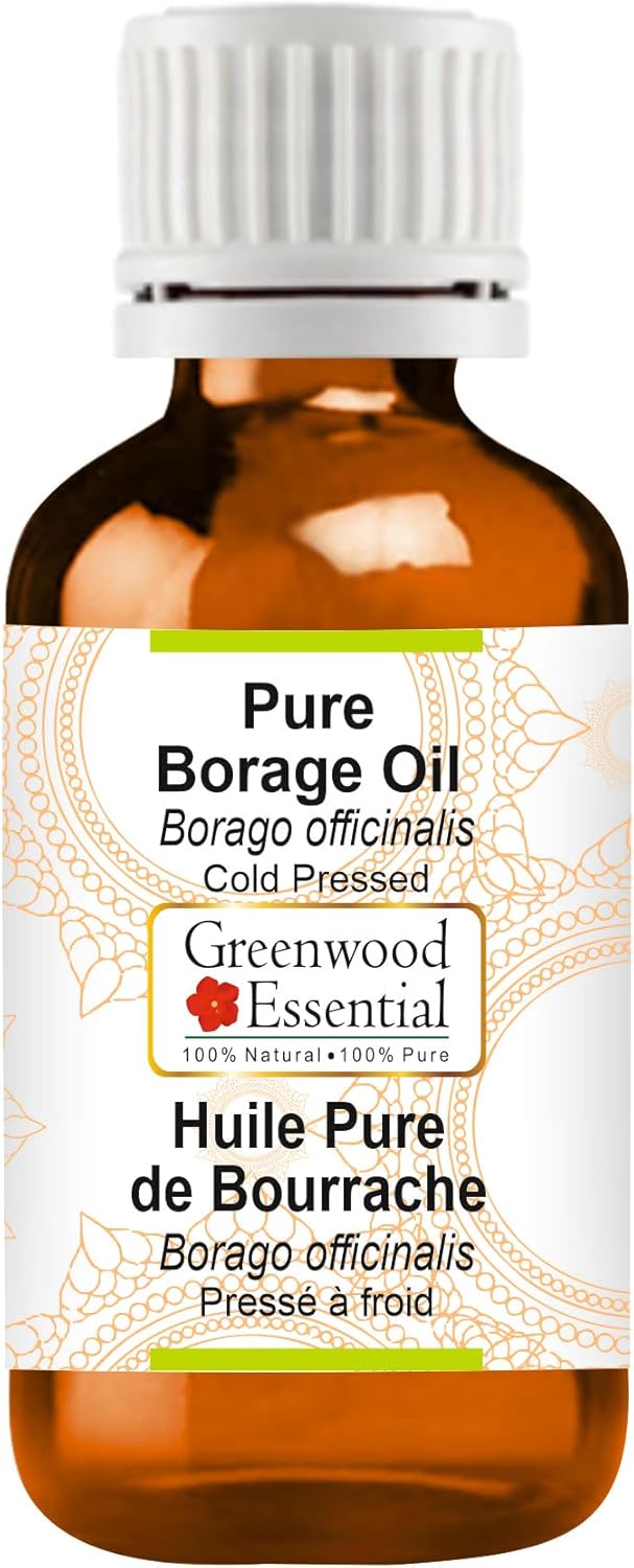 Greenwood Essential Pure Borage Oil (Borago officinalis) 100% Natural Therapeutic Grade Cold Pressed for Personal Care 15ml (0.50 oz) - Image 2