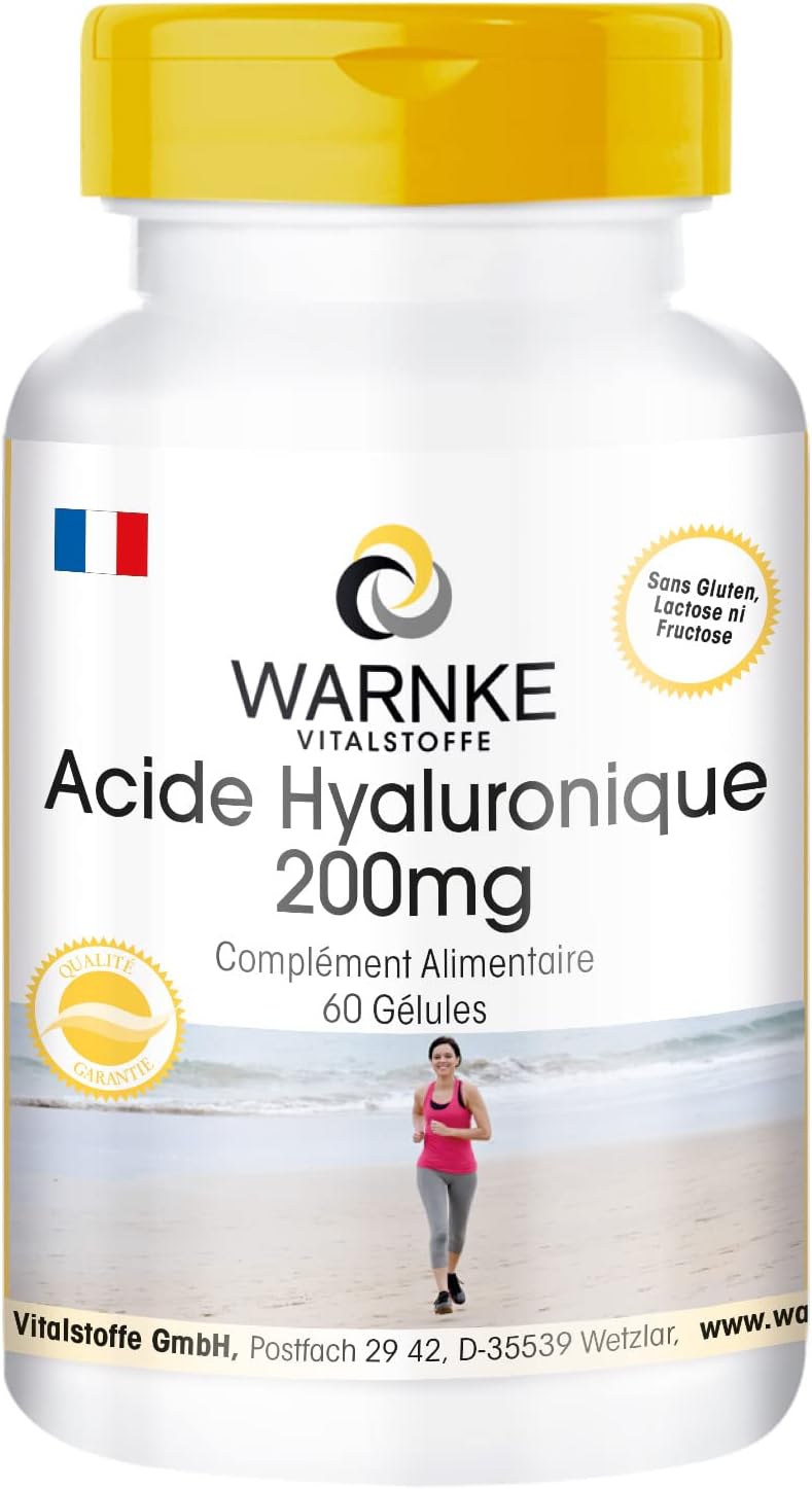 Hyaluronic Acid 200mg - 60 capsules - High dosage | Warnke Vitalstoffe - Quality from German pharmacies - Image 2
