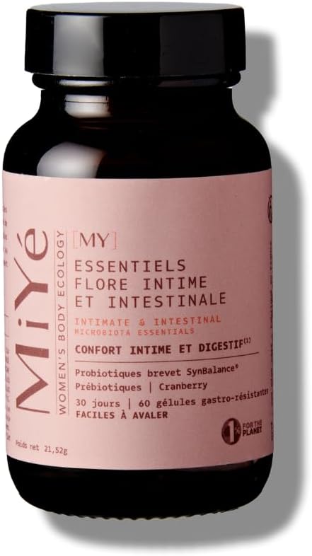 MiYé | Probiotic intestinal & intimate flora Patented | 4 prebiotic strains & probiotics | 60 gastro-resistant capsules | 1 month - Image 2