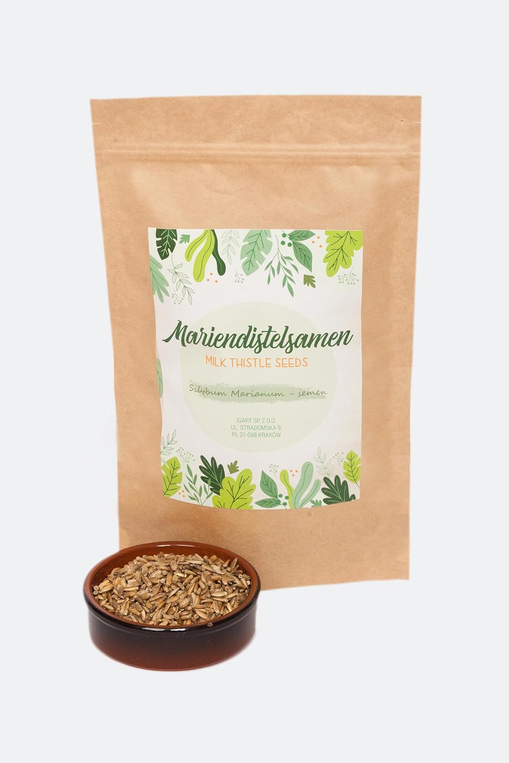 Milk Thistle Seeds Whole 1.5kg | Natural Milk Thistle Seeds | Milk Thistle Seeds | Tea | Milk Thistle Tea | Milk Thistle | Silybum Marianum | Herbal Tea - Image 2