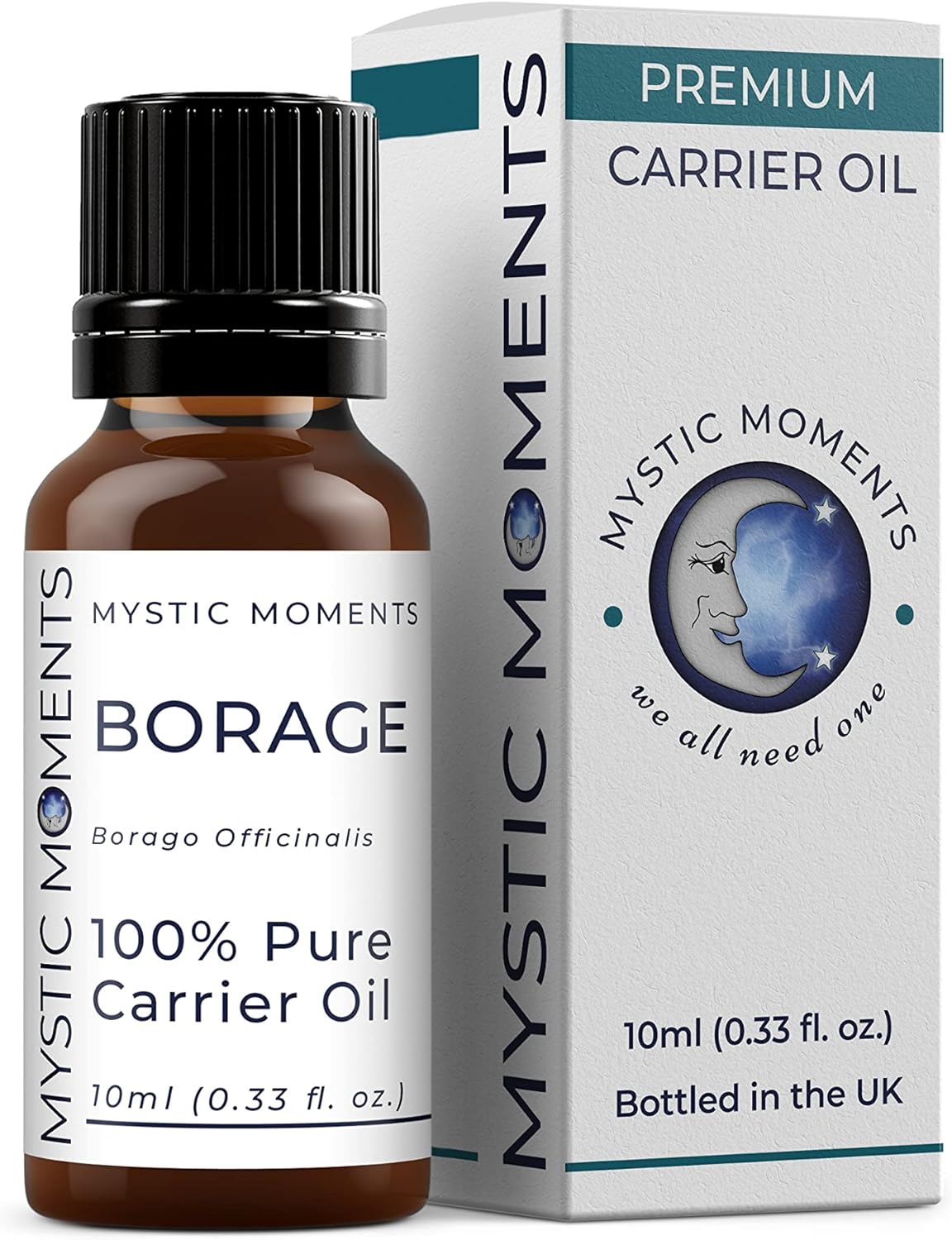 Mystic Moments Borage Seed Oil - 10ml - 100% Pure - Image 2