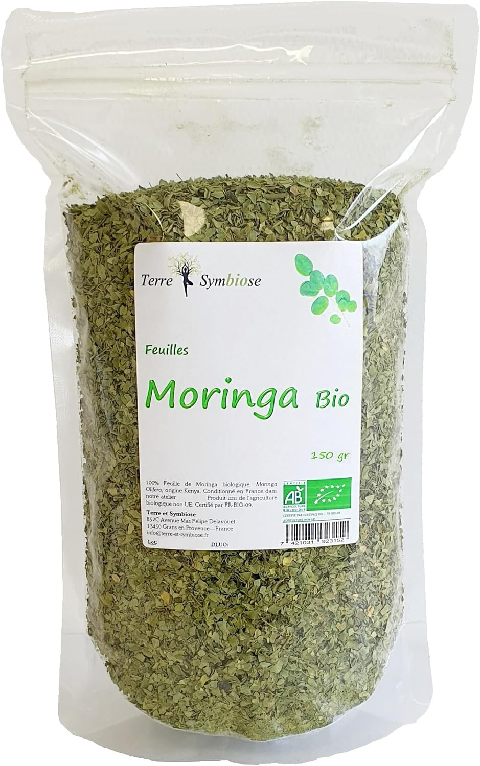 Organic Moringa Leaf – 150 g Bag – Energy, Theine Free, Revitalising - Image 2