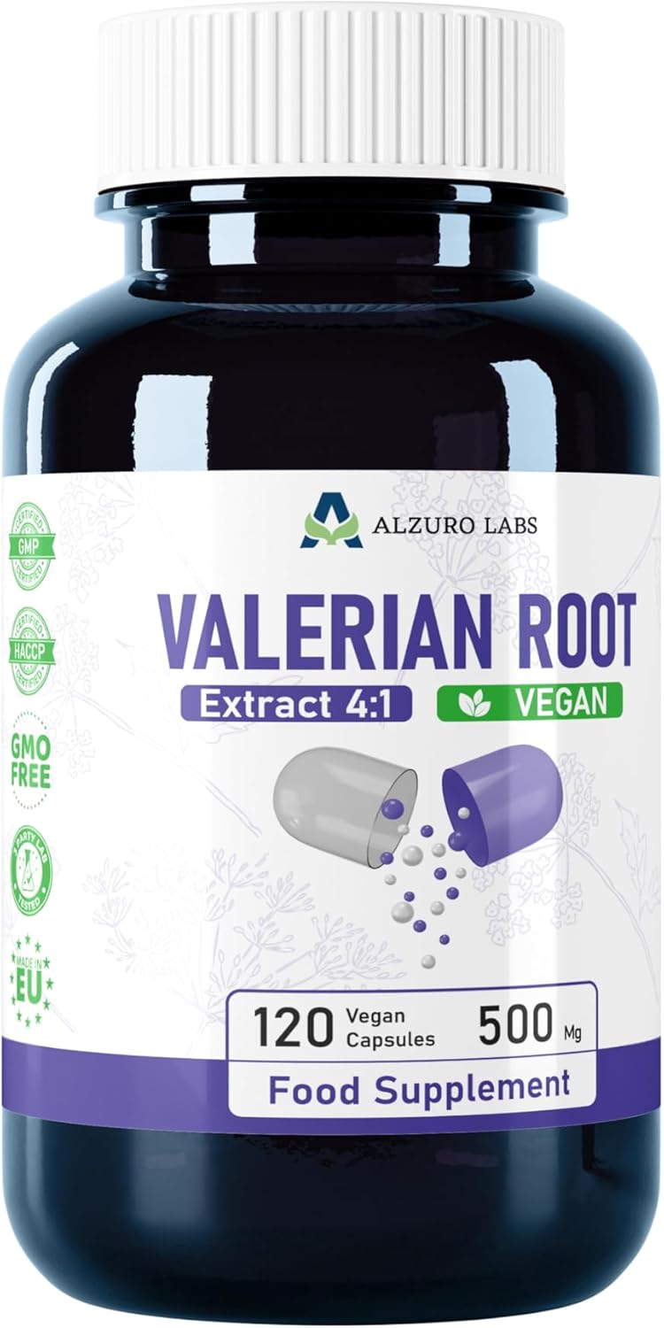 Valerian | 2,000 mg equivalent (extract 500 mg 4:1) | 120 vegan capsules | Fast Sleep, Repairing Night | 4 Month Stock | Lab Tested | GMP Certified - Image 2