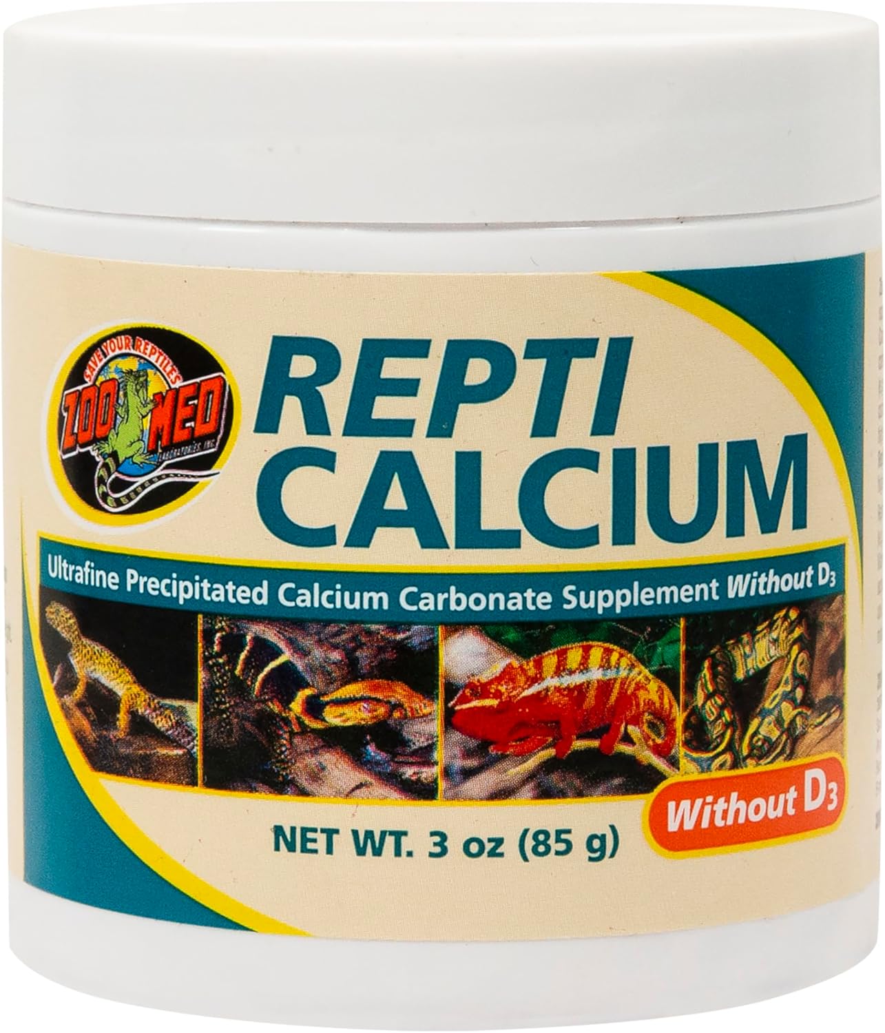 Zoo Med Repti Calcium D3 Free Reptile Supplement 85g - Image 2