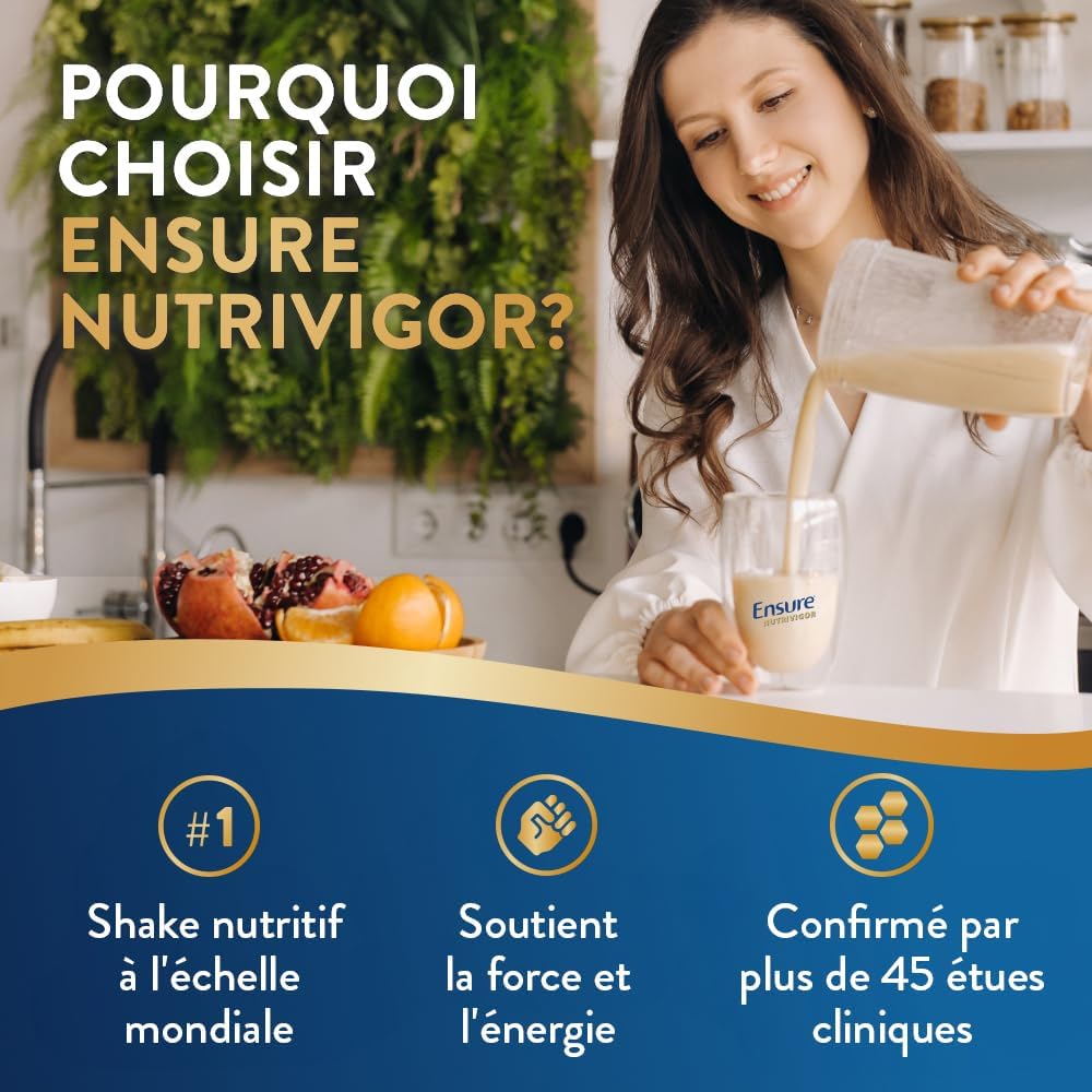 Ensure Nutrivigor 400g Vanilla - Food Supplement for Adults; High Quality Protein, HMB, 27 Multivitamins and Minerals (Including Vitamin C, Vitamin D, Magnesium and Zinc) - Image 7